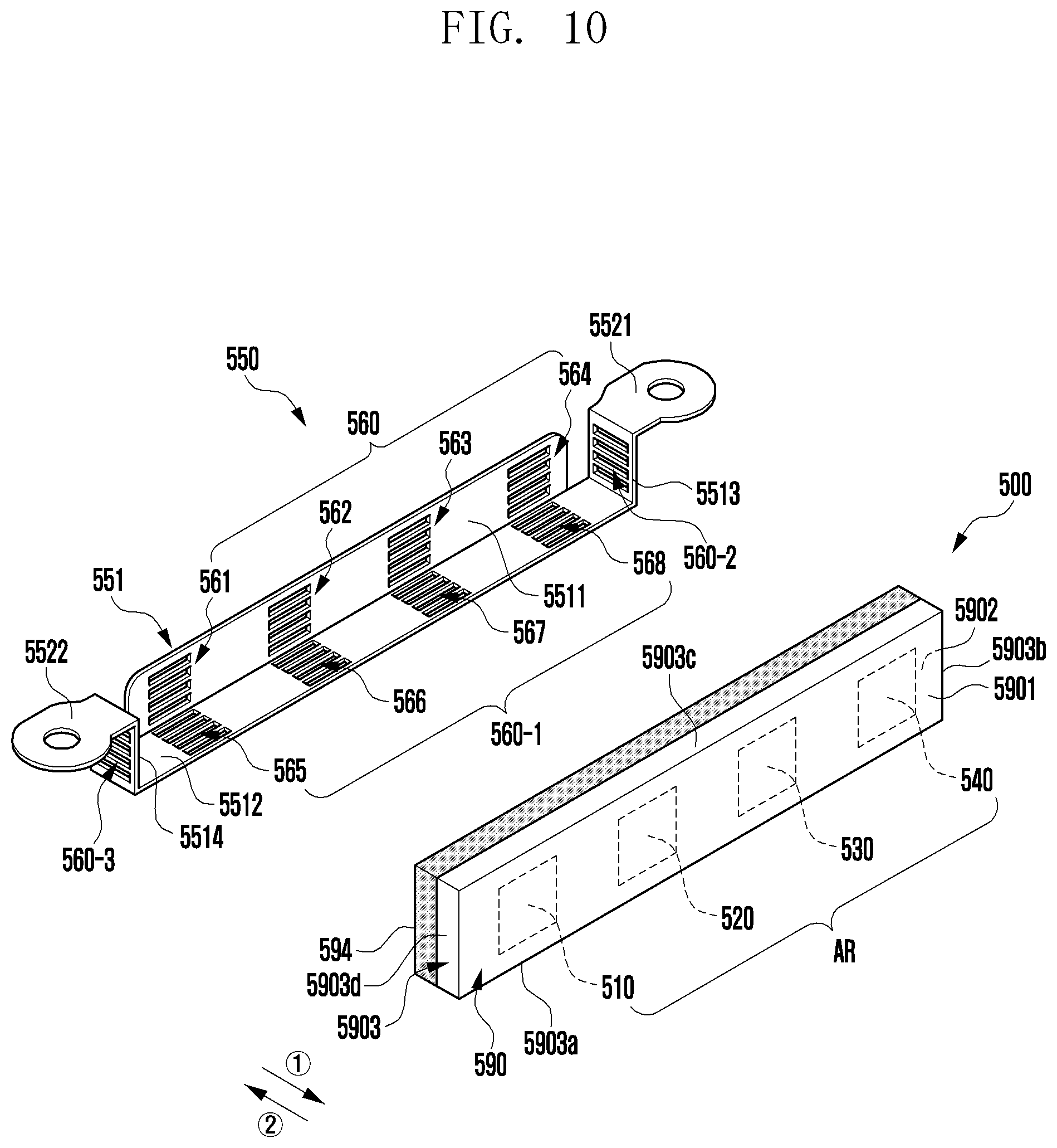 Patent US12107321 Figure 18 – Antenna and electronic device including same