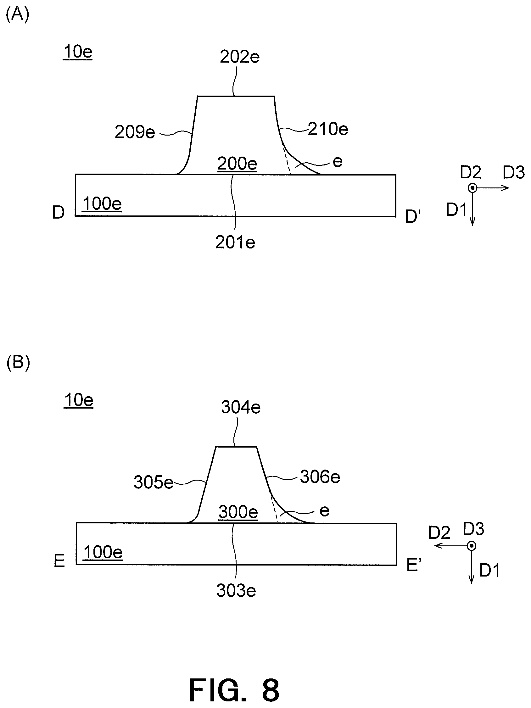 Patent US12107327 Figure 8 – Wiring board and method for manufacturing wiring board