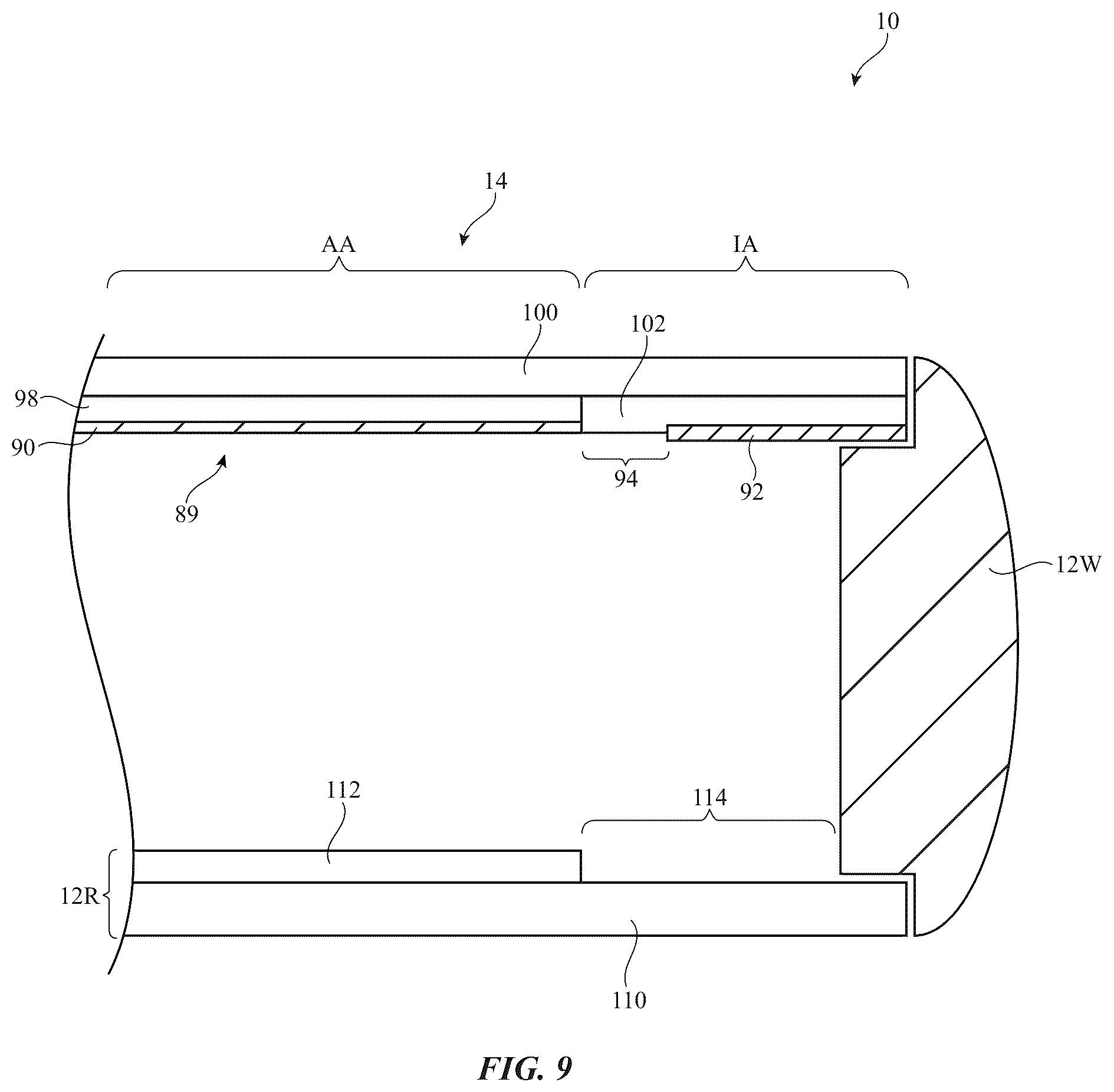 Patent US12107328 Figure 9 – Electronic devices with interconnected ground structures