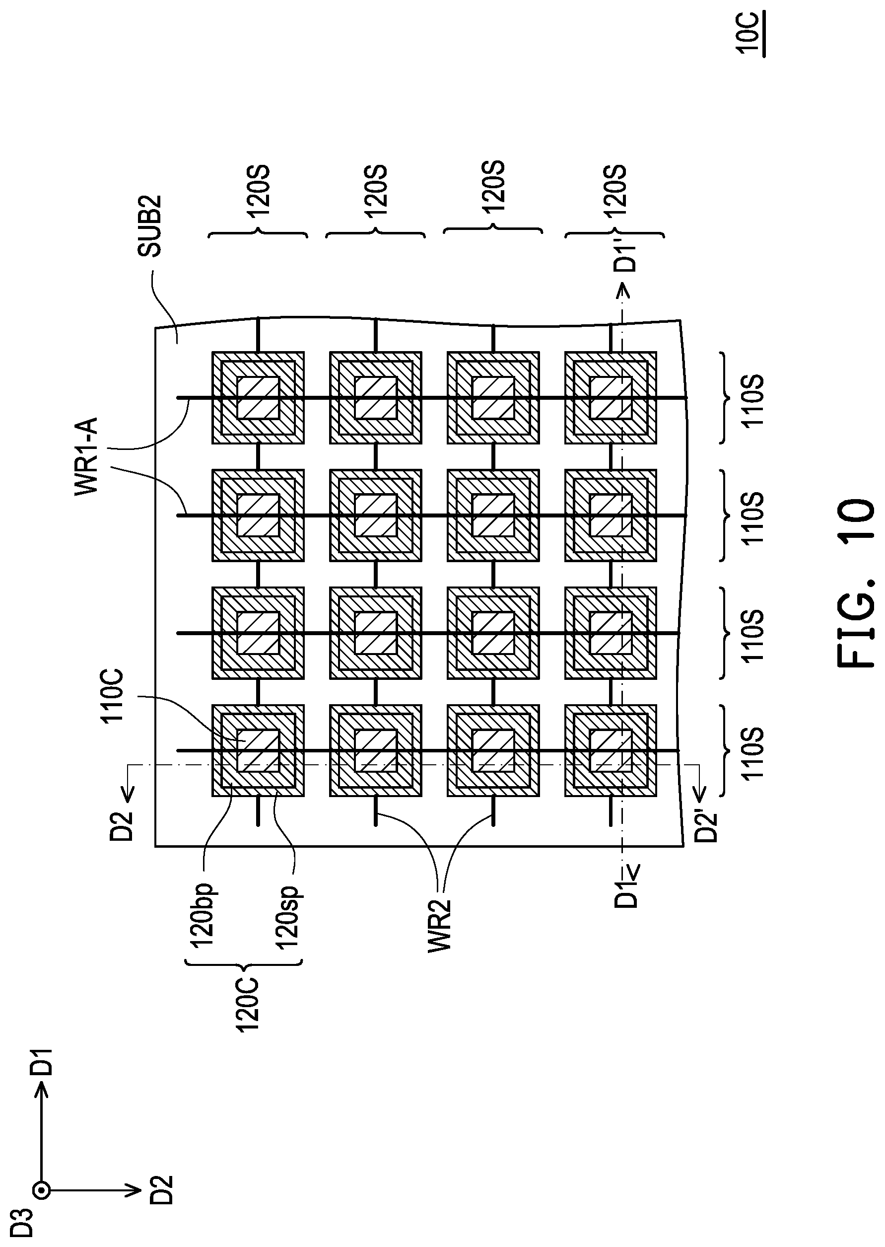 Patent US12107332 Figure 11 – Electromagnetic wave reflectarray