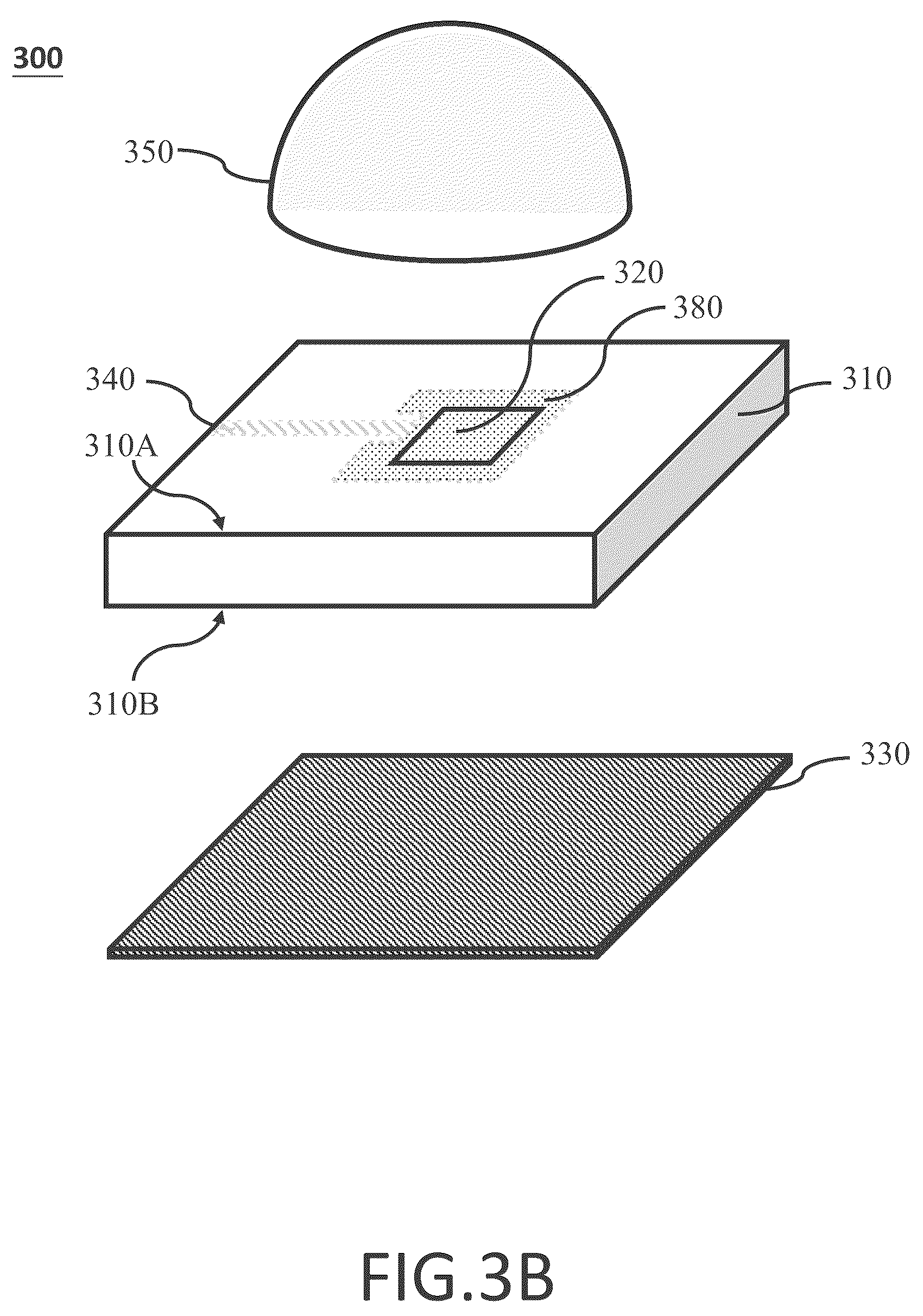 Patent US12107333 Figure 10 – Antenna assembly equipped with a sub-wavelength structured enhancer