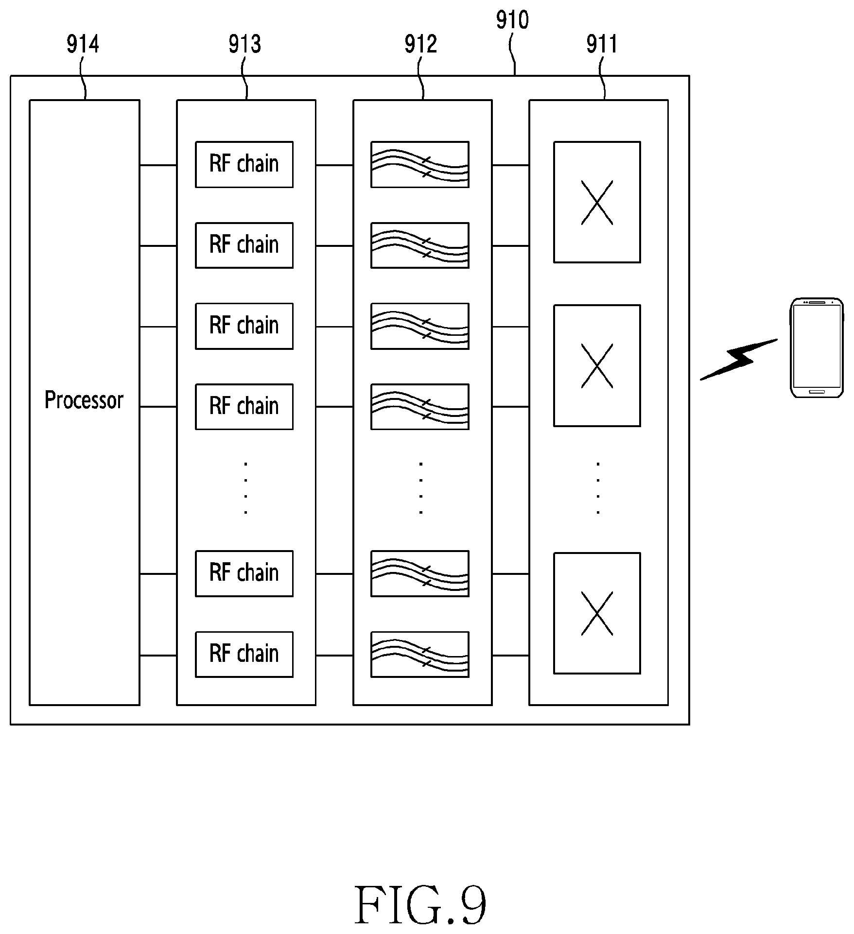 Patent US12107334 Figure 15 – Antenna structure and electronic device including the same