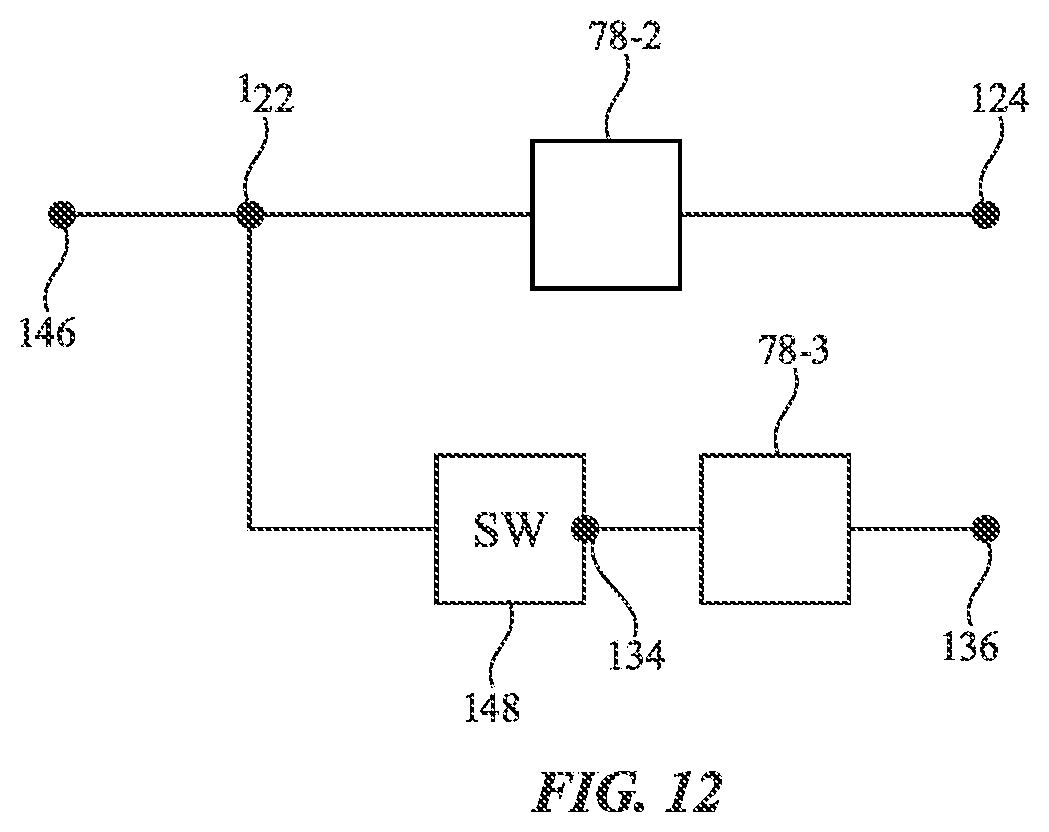 Patent US12107335 Figure 11 – Electronic devices with distributed slot antenna structures