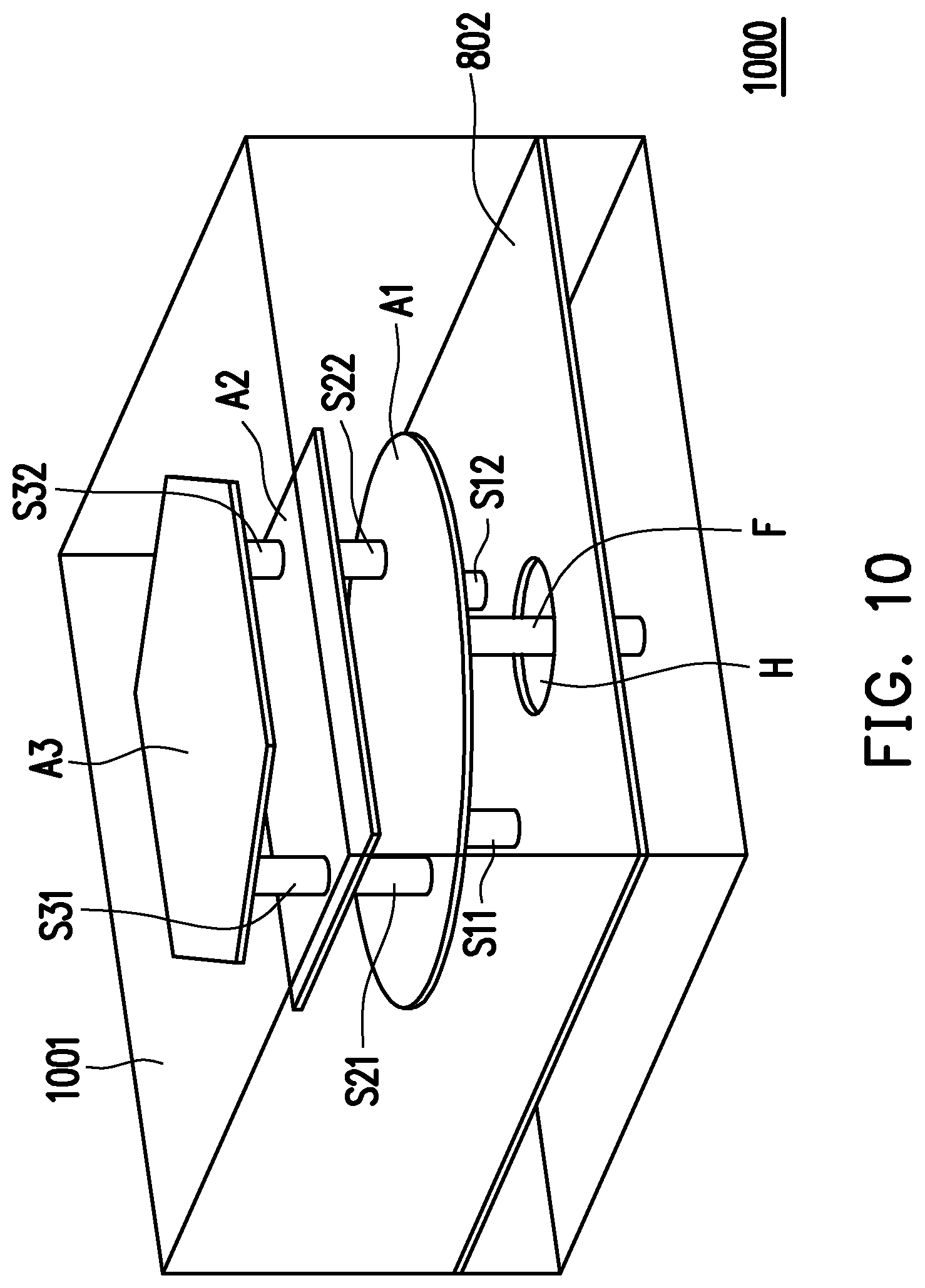 Patent US12107336 Figure 16 – Broadband linear polarization antenna structure