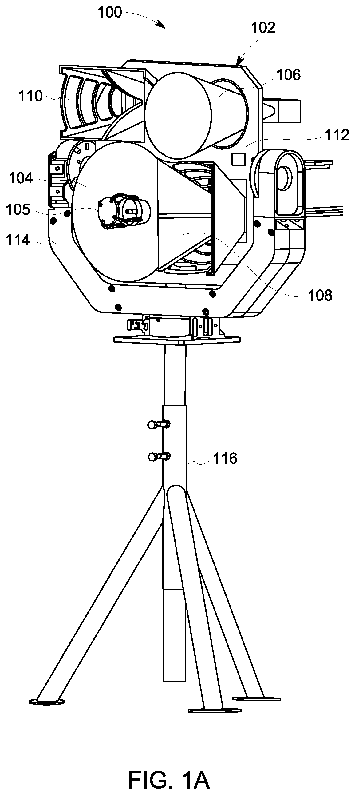 Patent US12107341 — Segmented ultra-wideband antenna system and method of operating the same — Figure 1