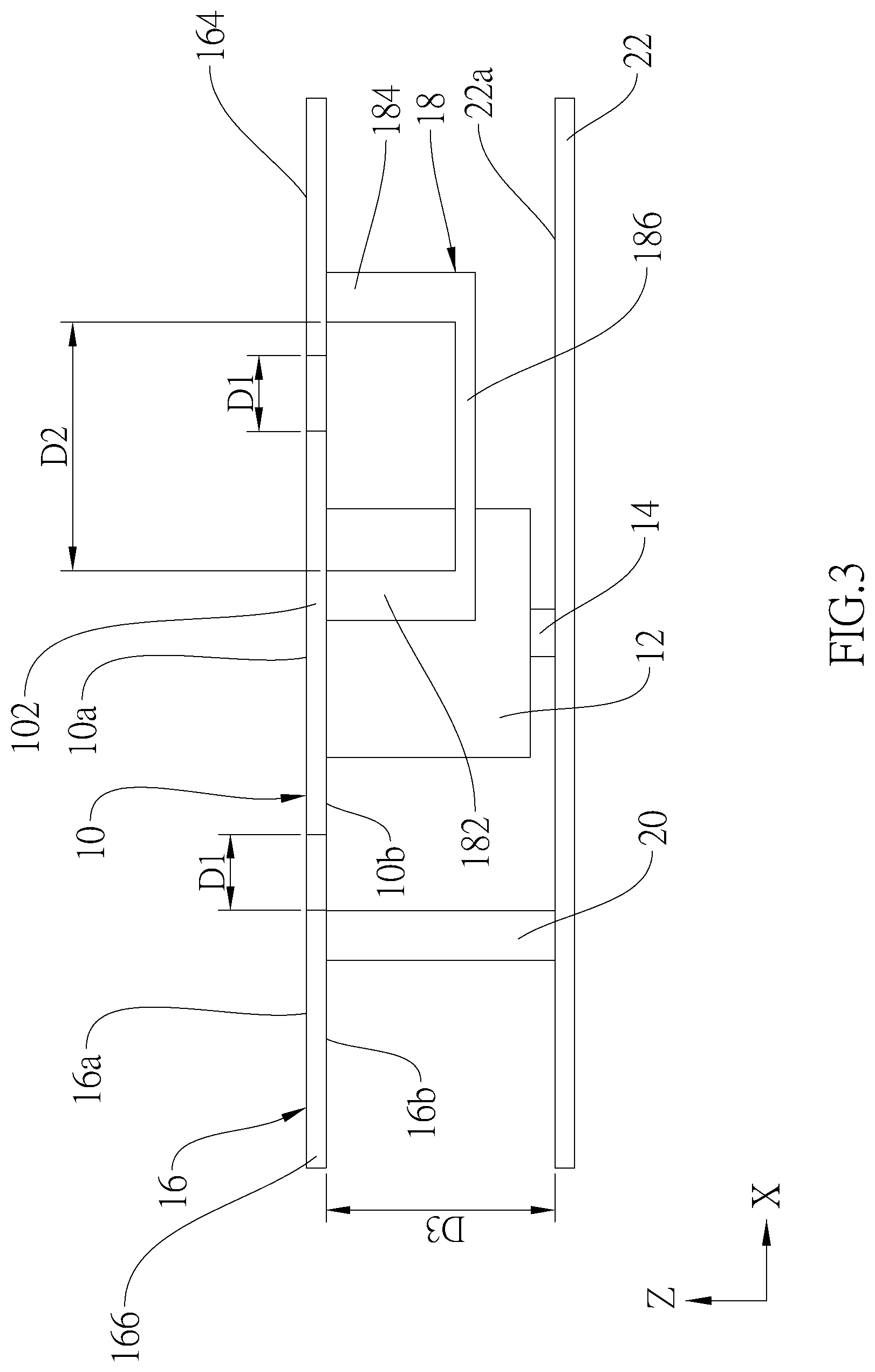 Patent US12107342 Figure 3 – Multiband antenna
