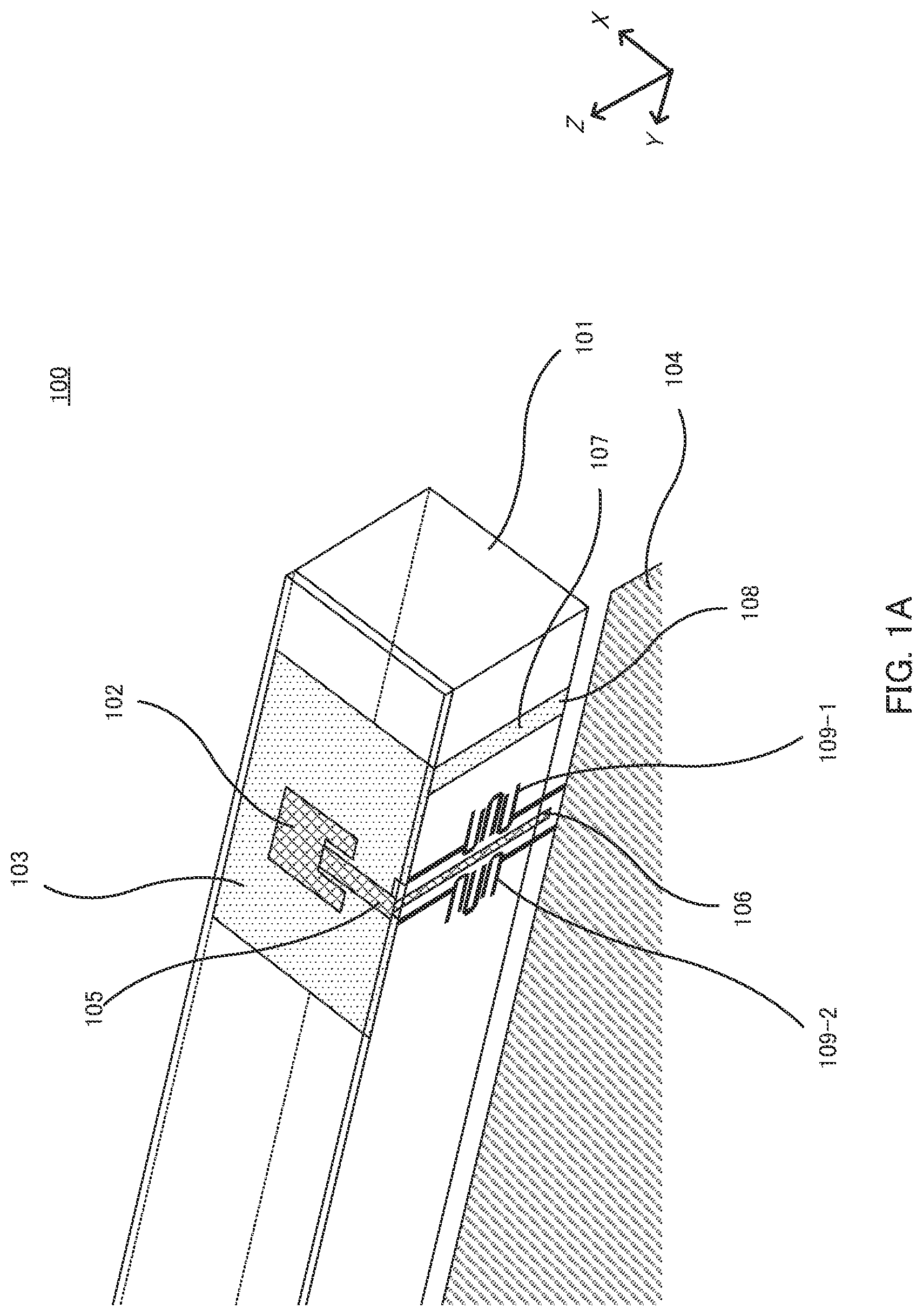 Patent US12107344 Figure 1 – Antenna device