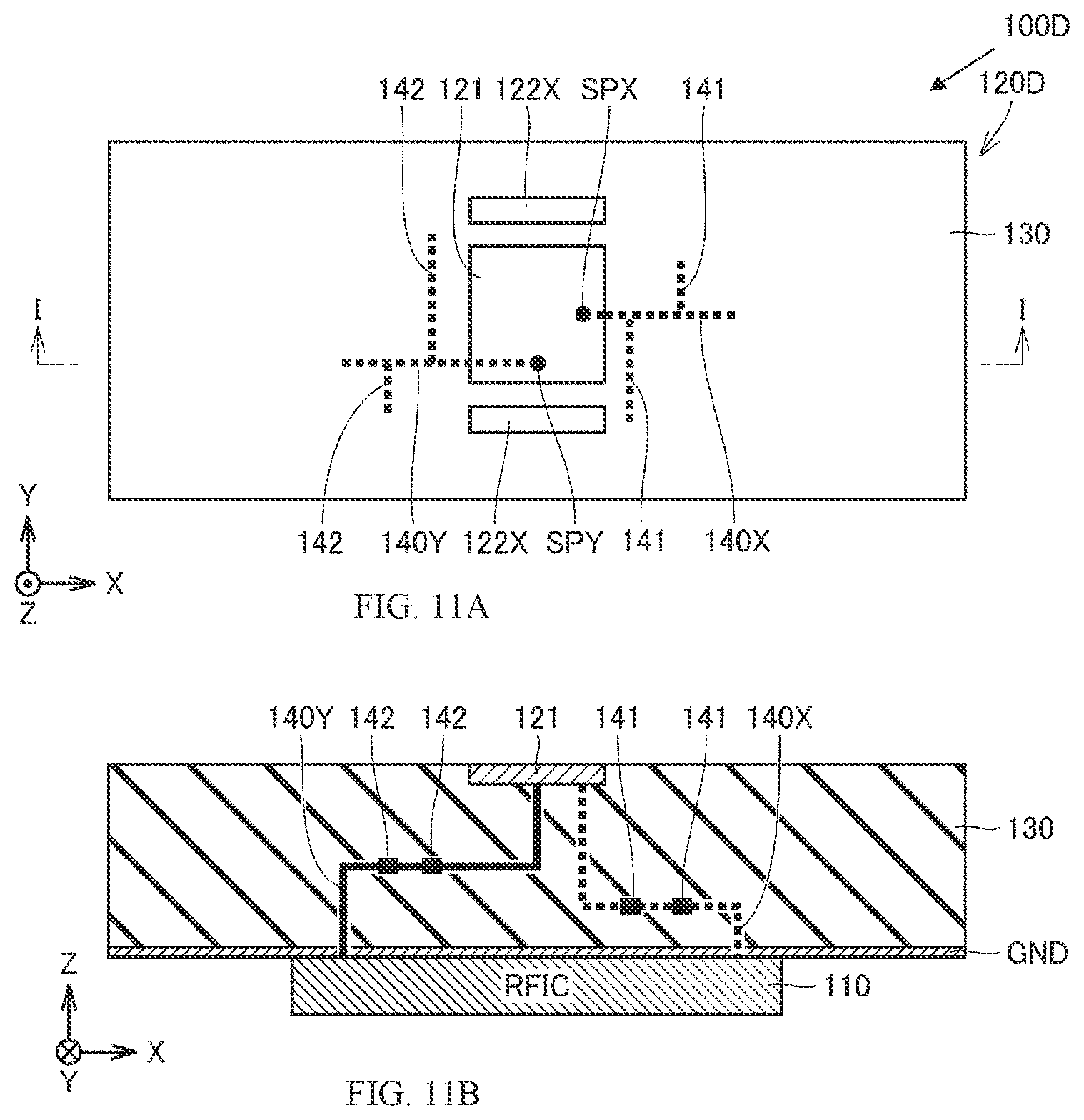Patent US12107345 Figure 10 – Antenna device