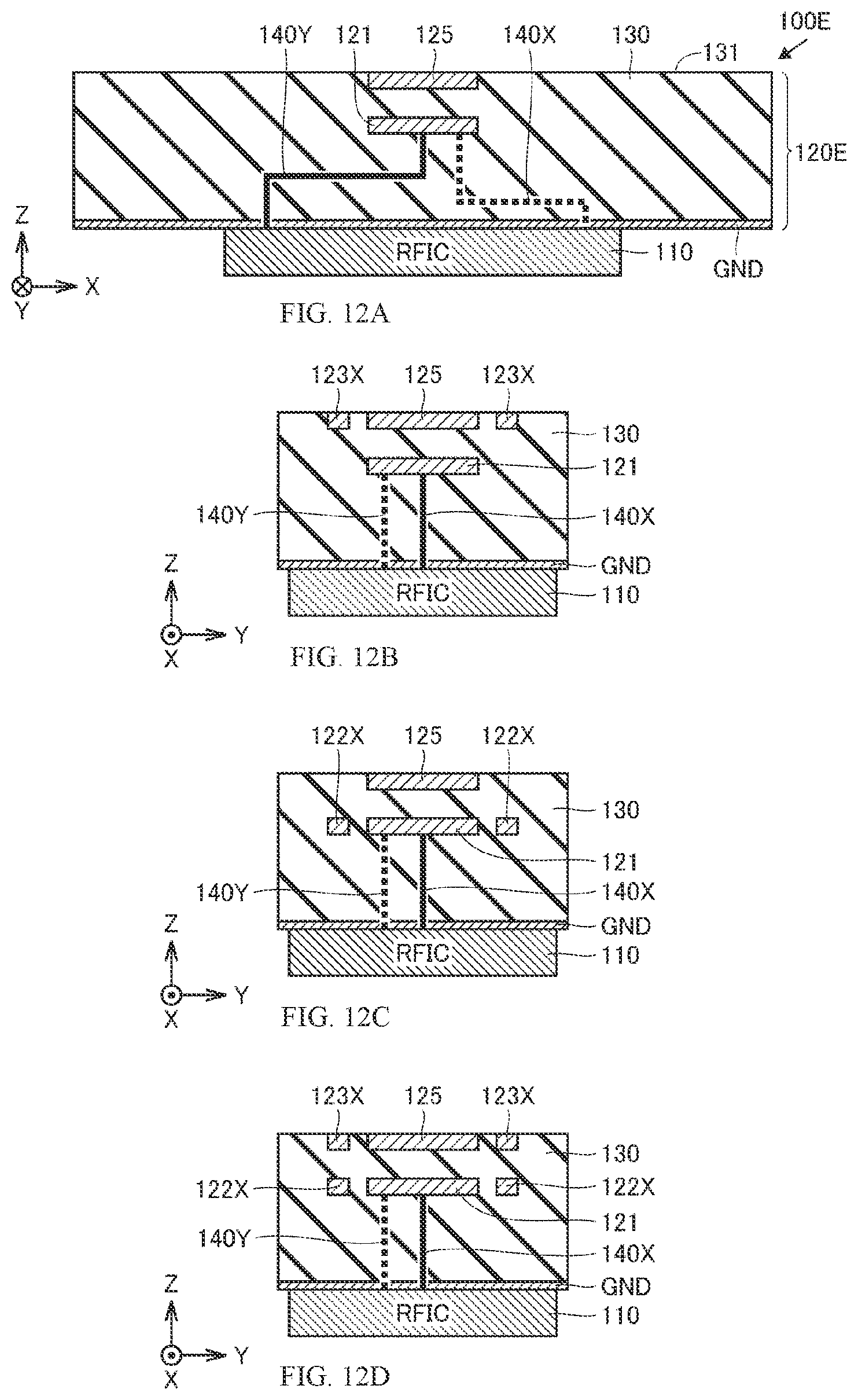 Patent US12107345 Figure 11 – Antenna device