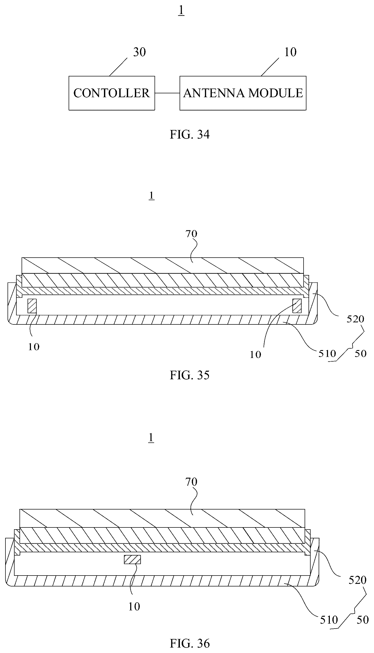 Patent US12107346 Figure 14 – Antenna module and electronic device