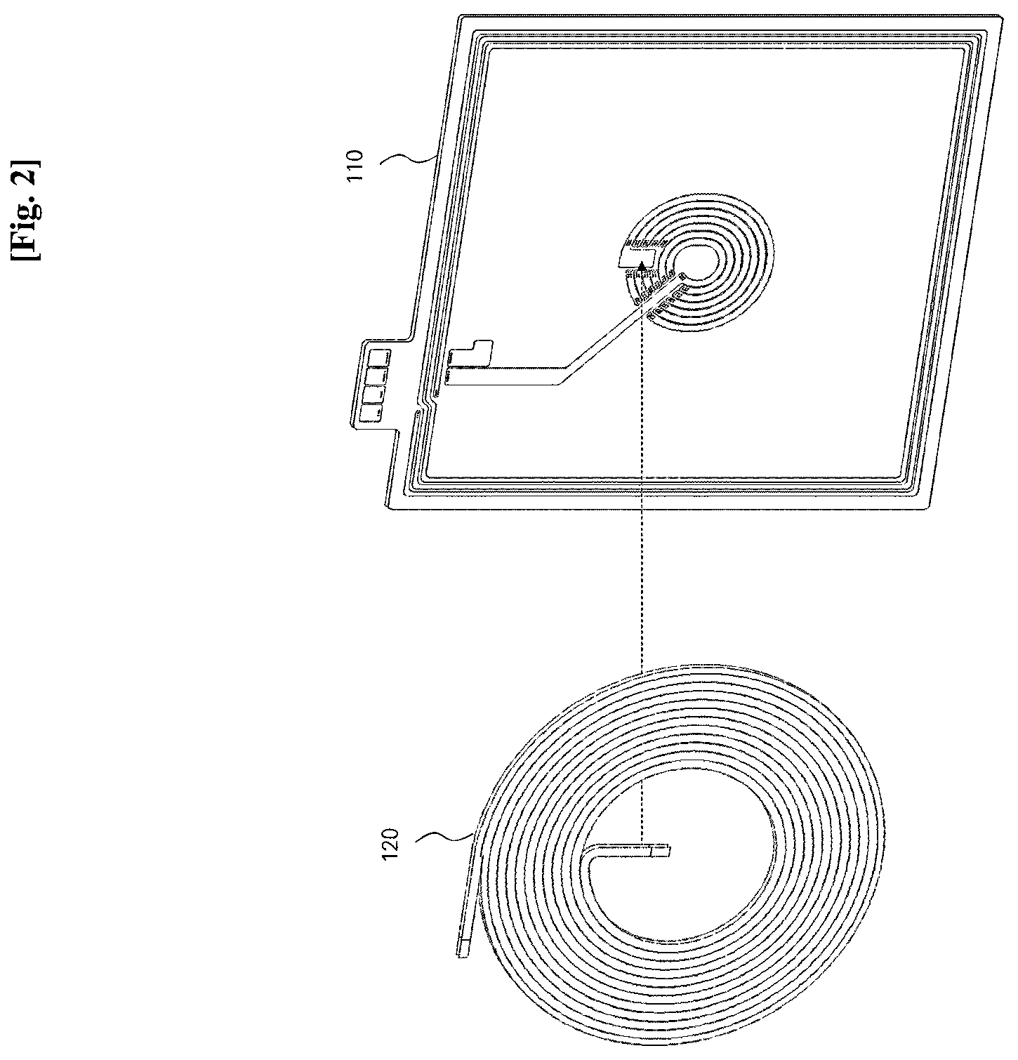 Patent US12107347 Figure 2 – Antenna module for wireless power transmission and reception