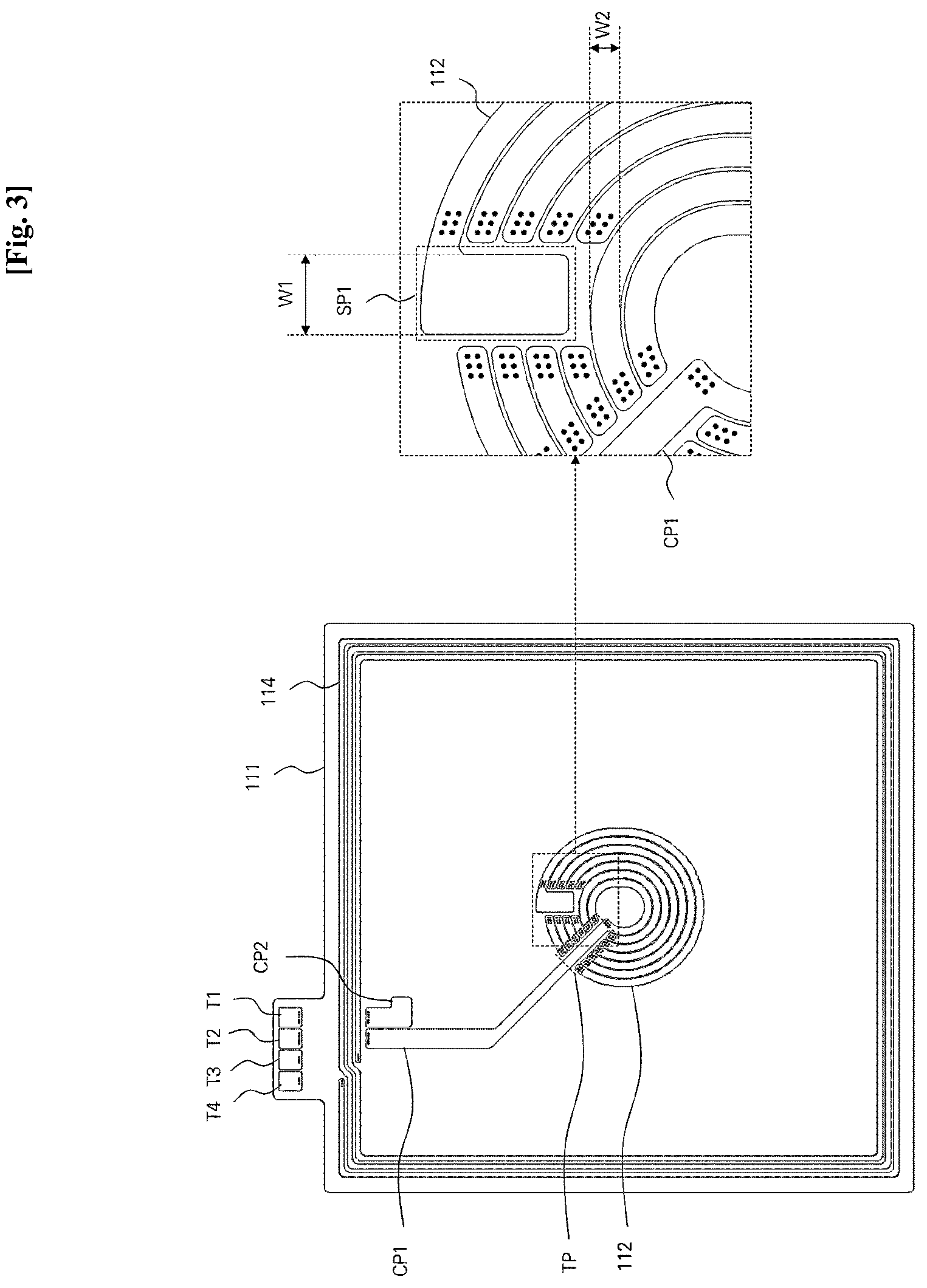 Patent US12107347 Figure 3 – Antenna module for wireless power transmission and reception
