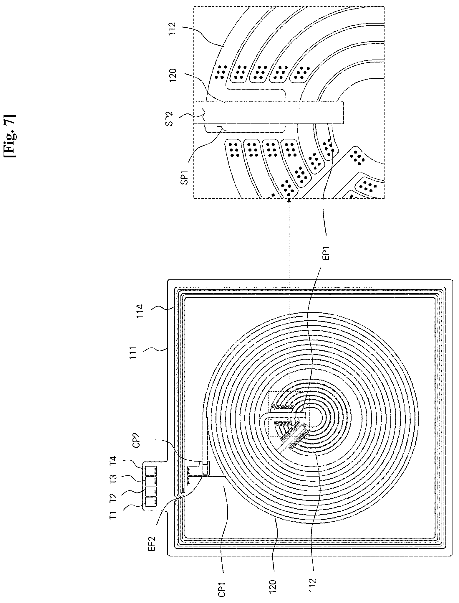 Patent US12107347 Figure 6 – Antenna module for wireless power transmission and reception