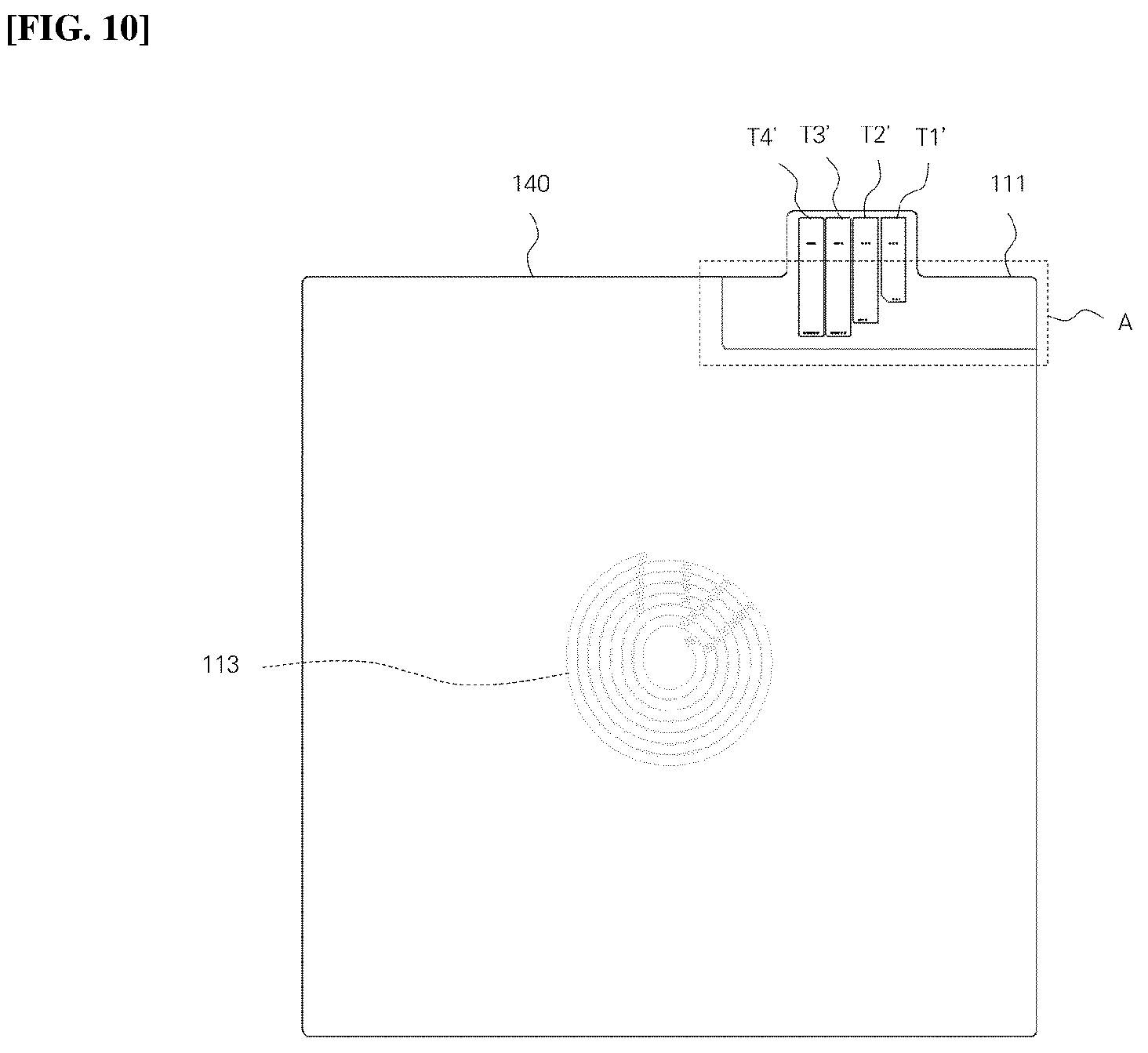 Patent US12107347 Figure 9 – Antenna module for wireless power transmission and reception