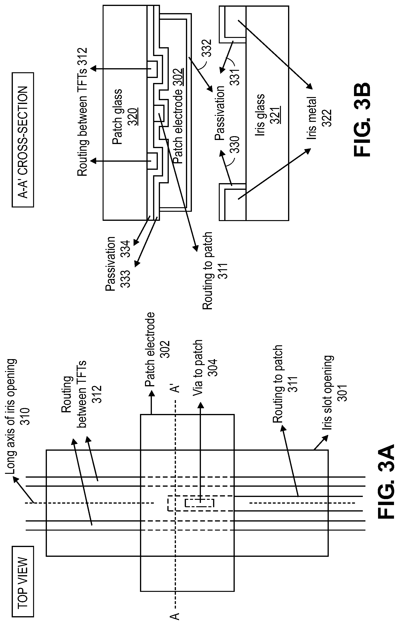 Patent US12107348 Figure 8 – Routing and layout in an antenna
