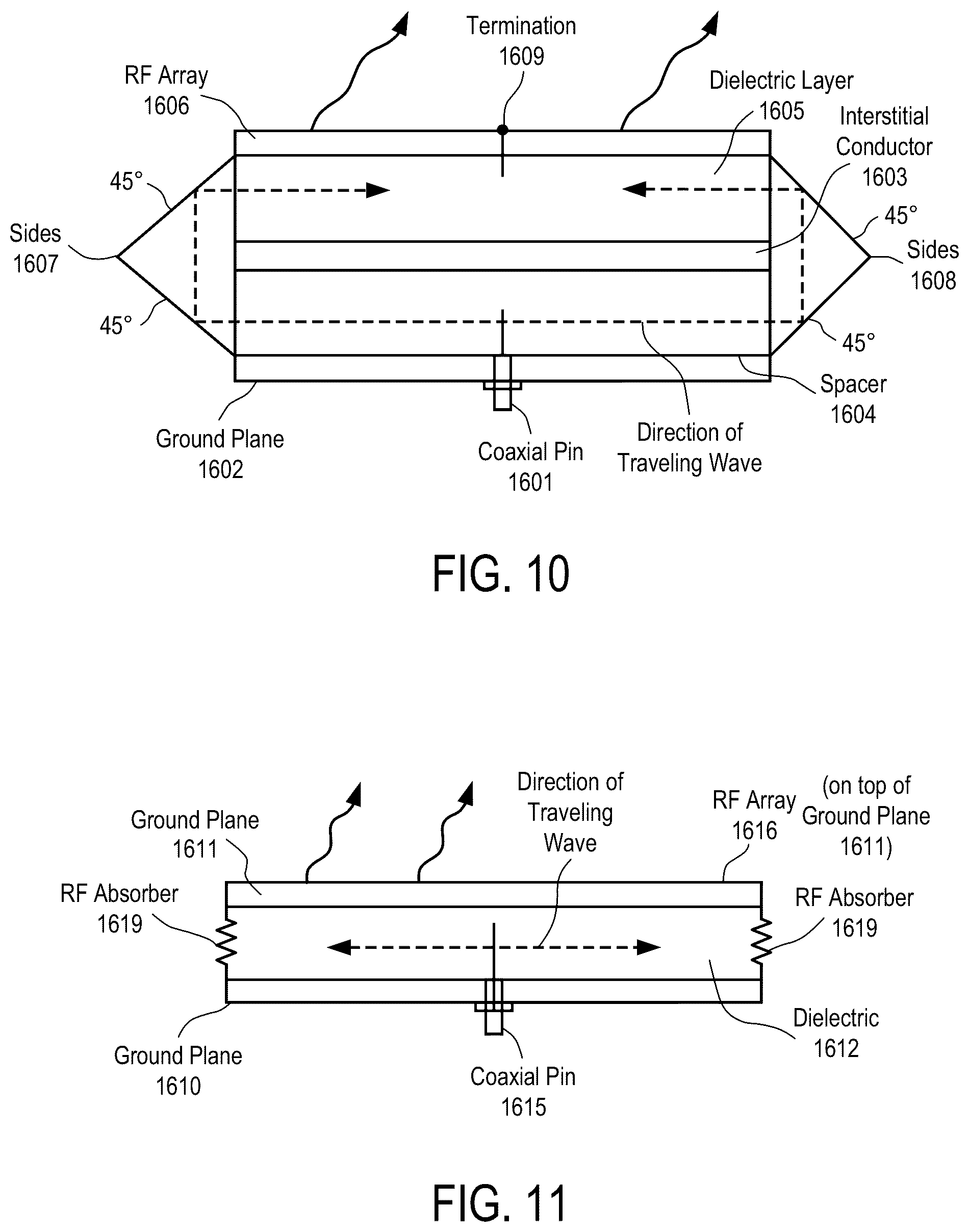Patent US12107348 Figure 18 – Routing and layout in an antenna