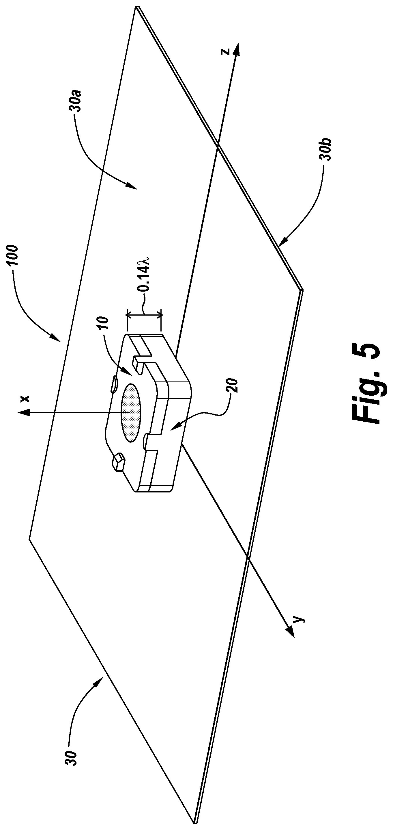 Patent US12107349 Figure 7 – Wireless communication systems having patch-type antenna arrays therein that support large scan angle radiation