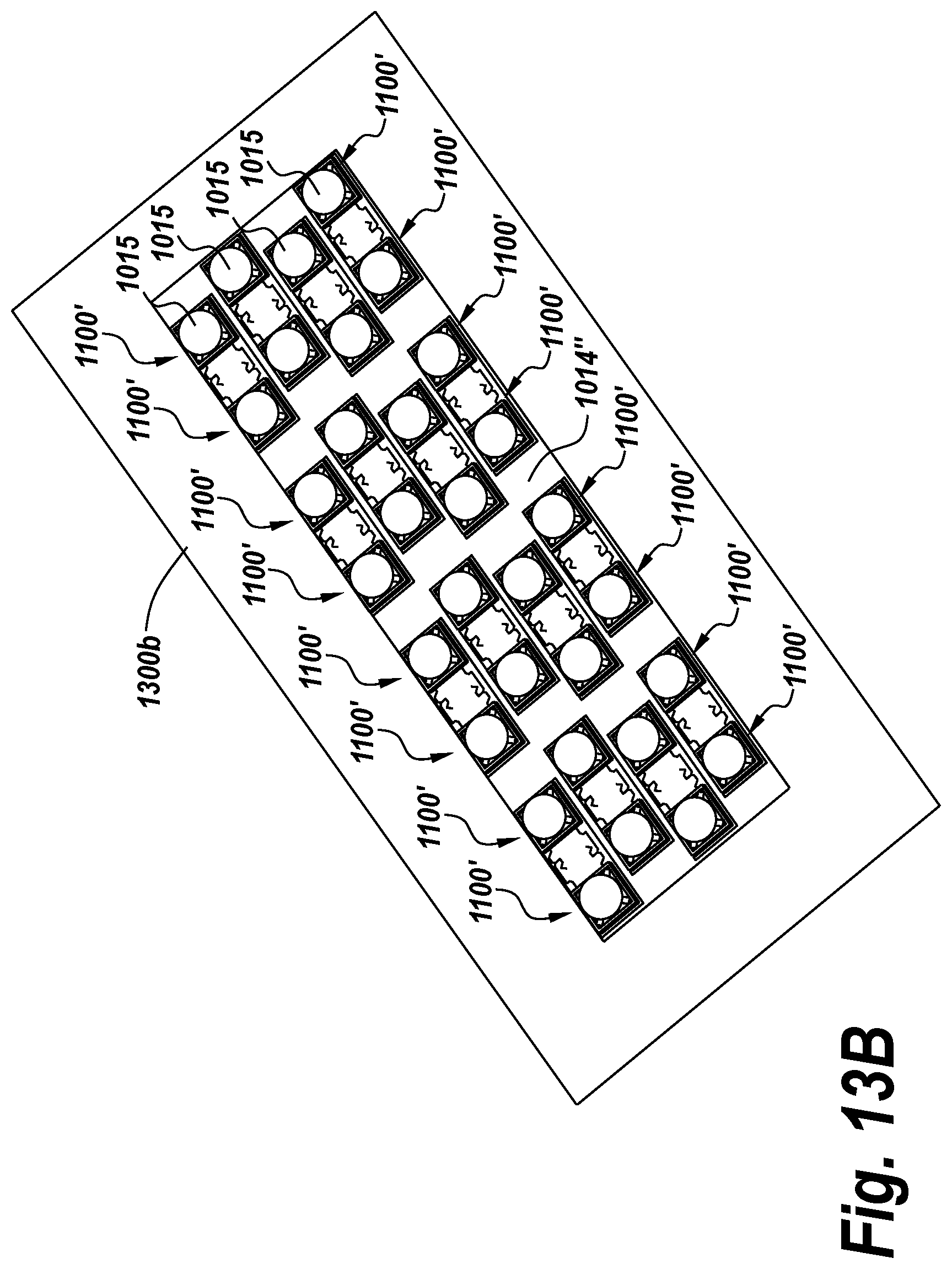 Patent US12107349 Figure 20 – Wireless communication systems having patch-type antenna arrays therein that support large scan angle radiation