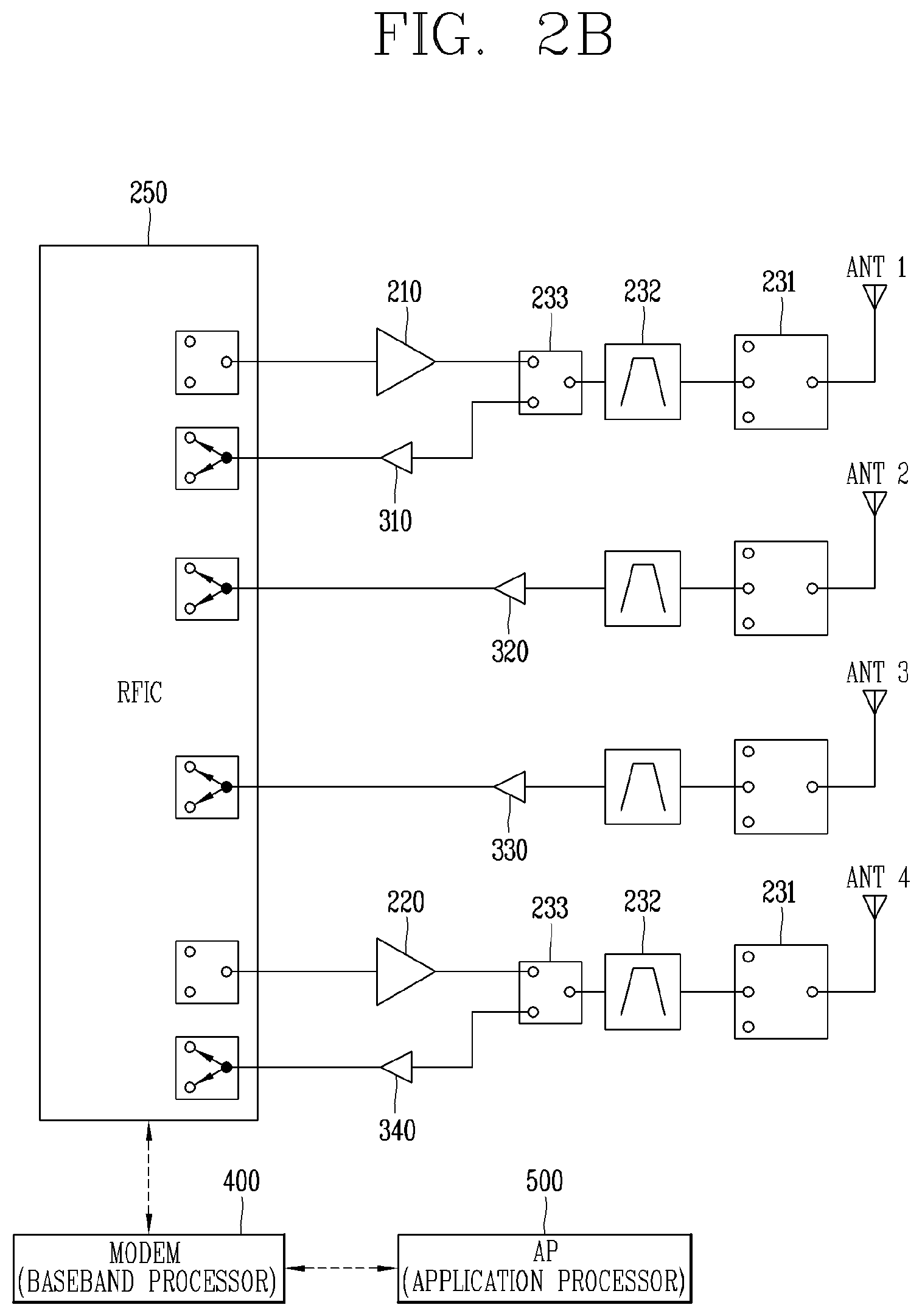 Patent US12107350 Figure 4 – Electronic device having 5G antenna