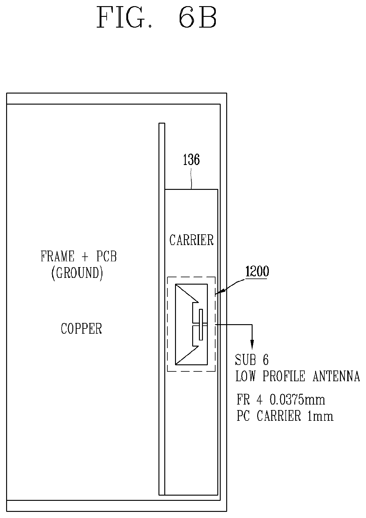 Patent US12107350 Figure 12 – Electronic device having 5G antenna