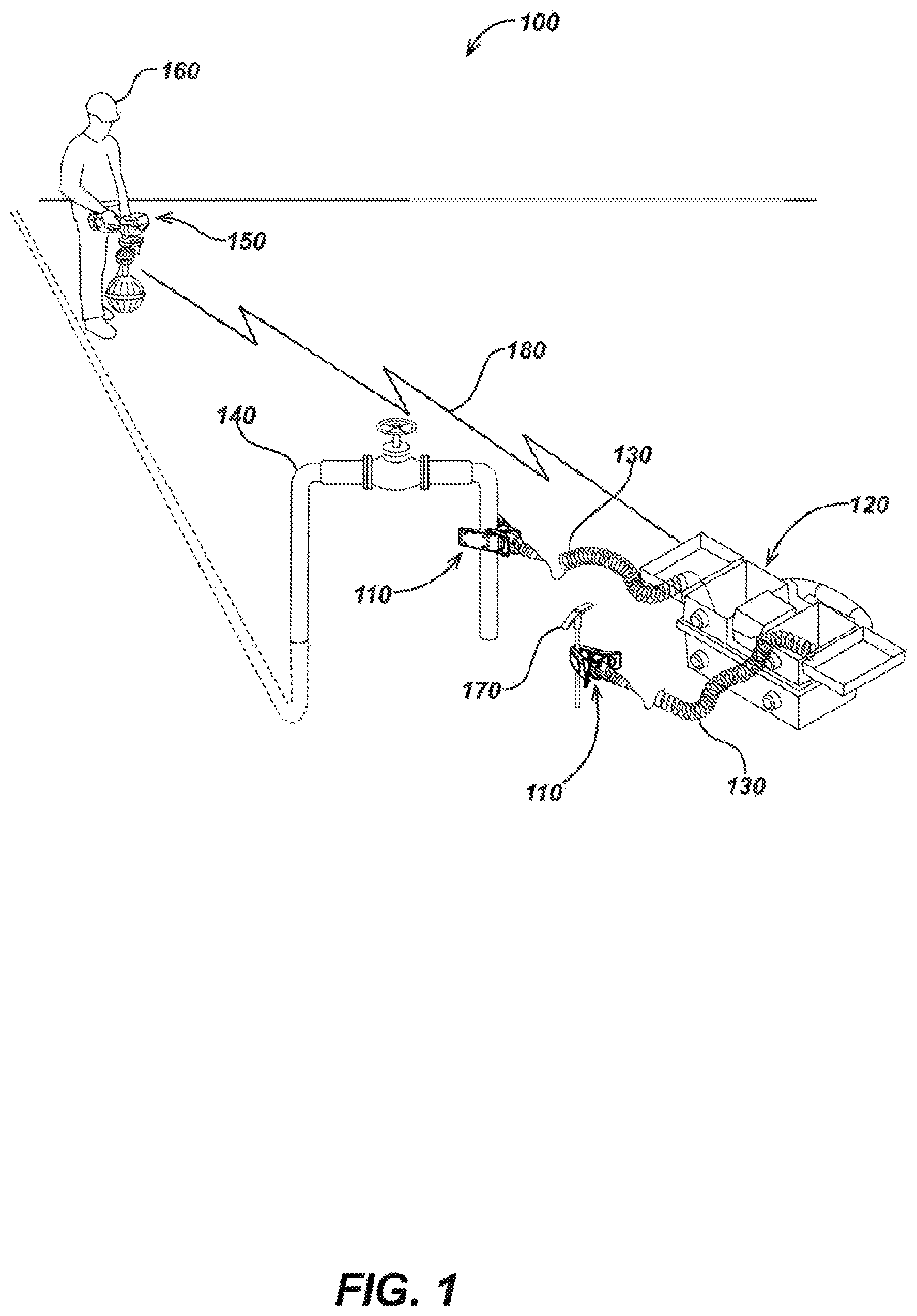 Patent US12107353 Figure 1 – Multifunction buried utility locating clips