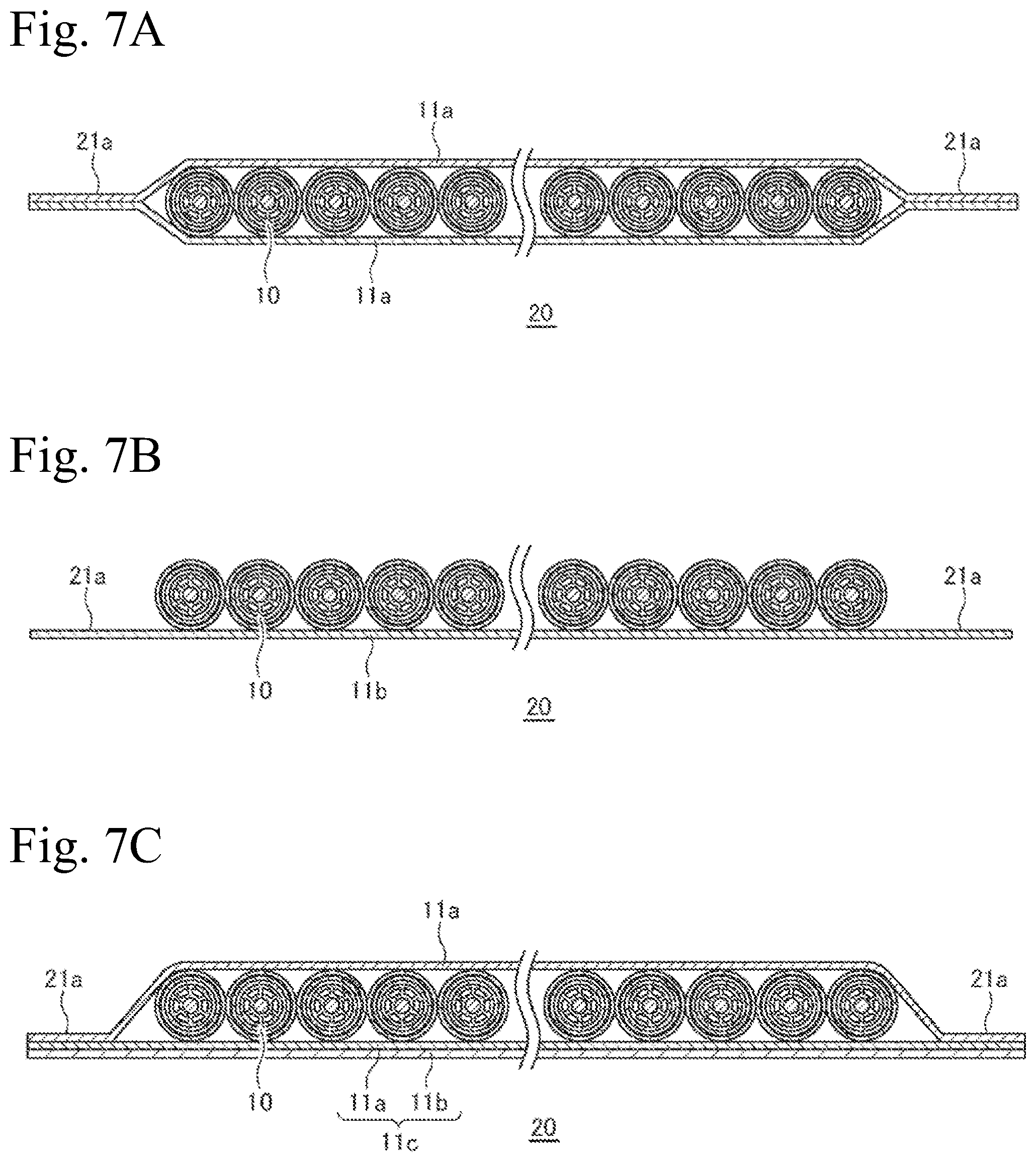 Patent US12107354 Figure 4 – Coaxial flat cable