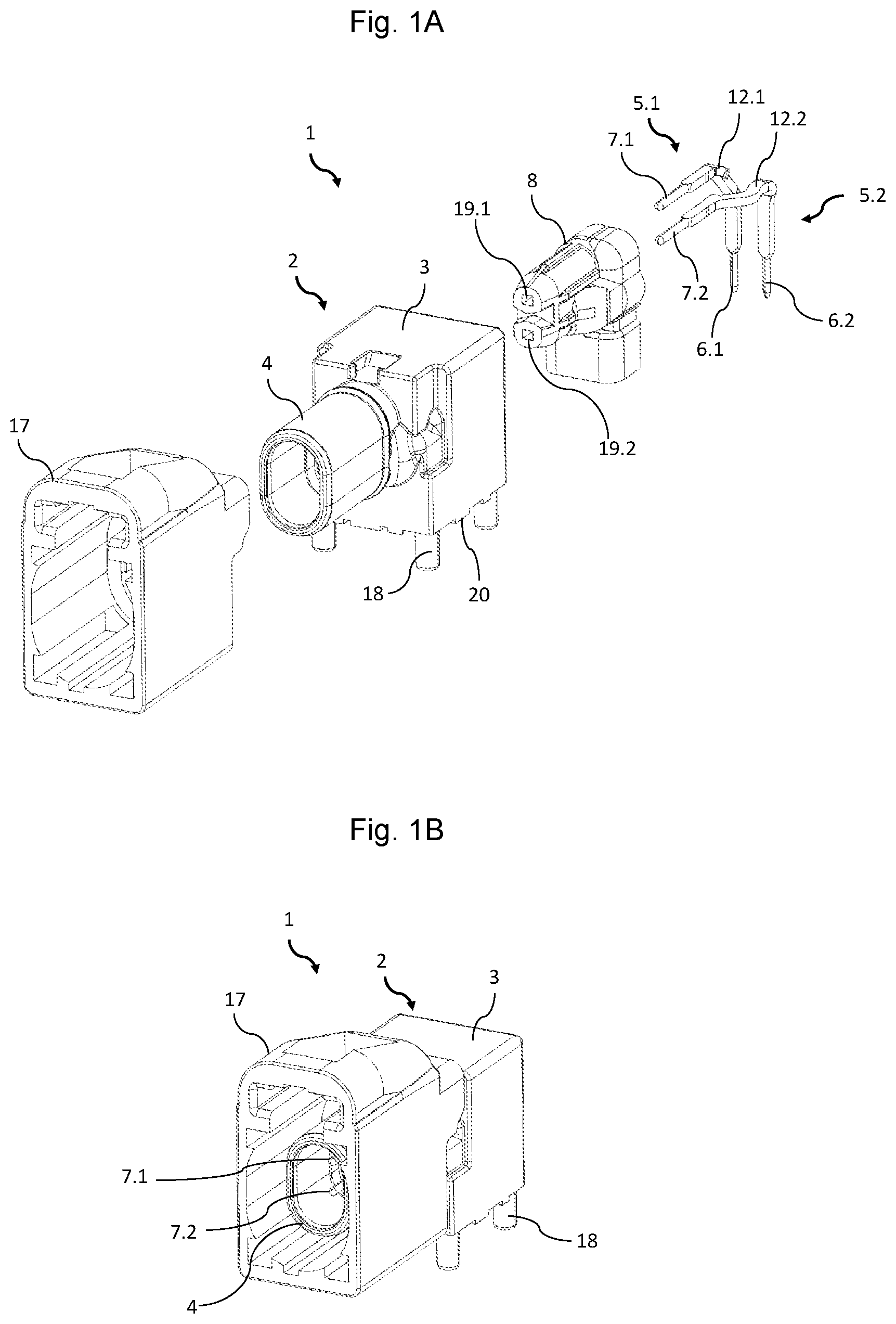 Patent US12107357 Figure 1 – Edge connector