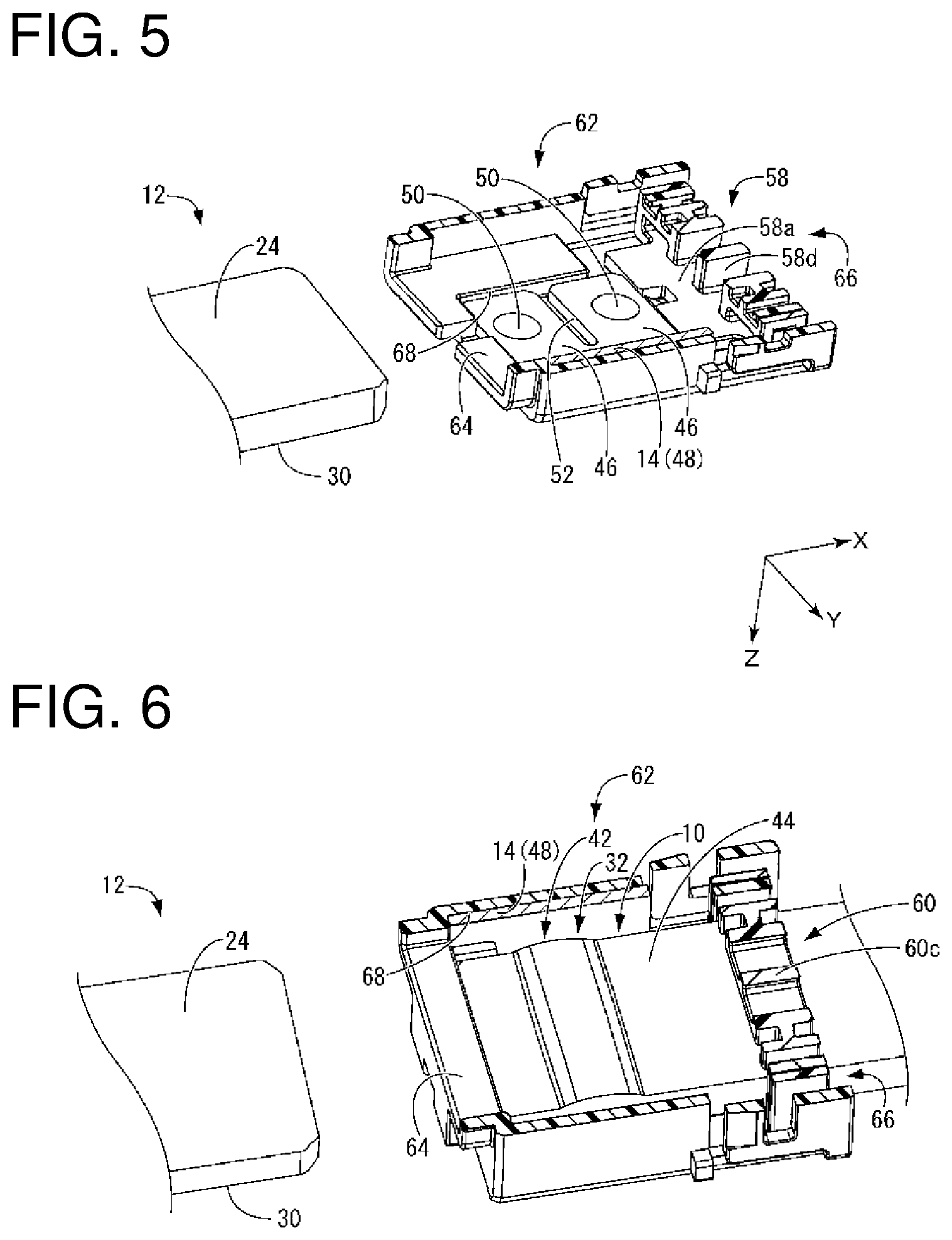 Patent US12107360 Figure 5 – Terminal connection structure