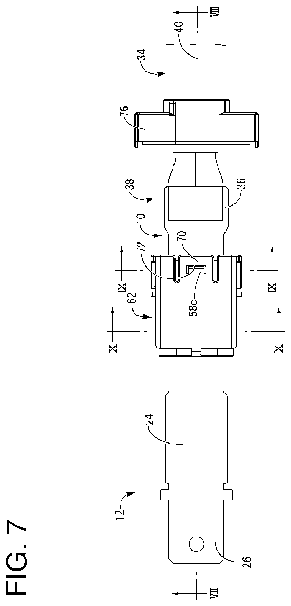 Patent US12107360 Figure 6 – Terminal connection structure