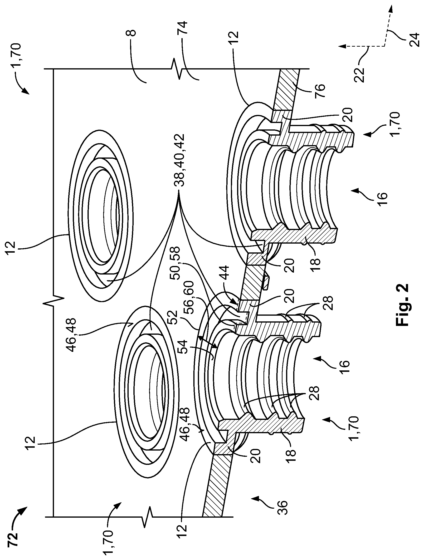 Patent US12107363 Figure 2 – Seal for an electrical plug connector as well as electrical plug connector and electrical plug connection assembly with such a seal