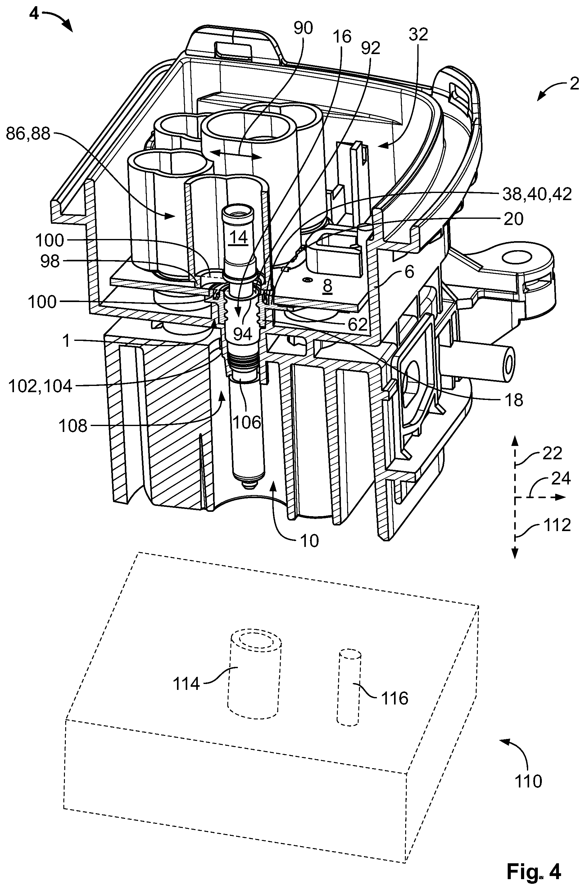 Patent US12107363 Figure 4 – Seal for an electrical plug connector as well as electrical plug connector and electrical plug connection assembly with such a seal