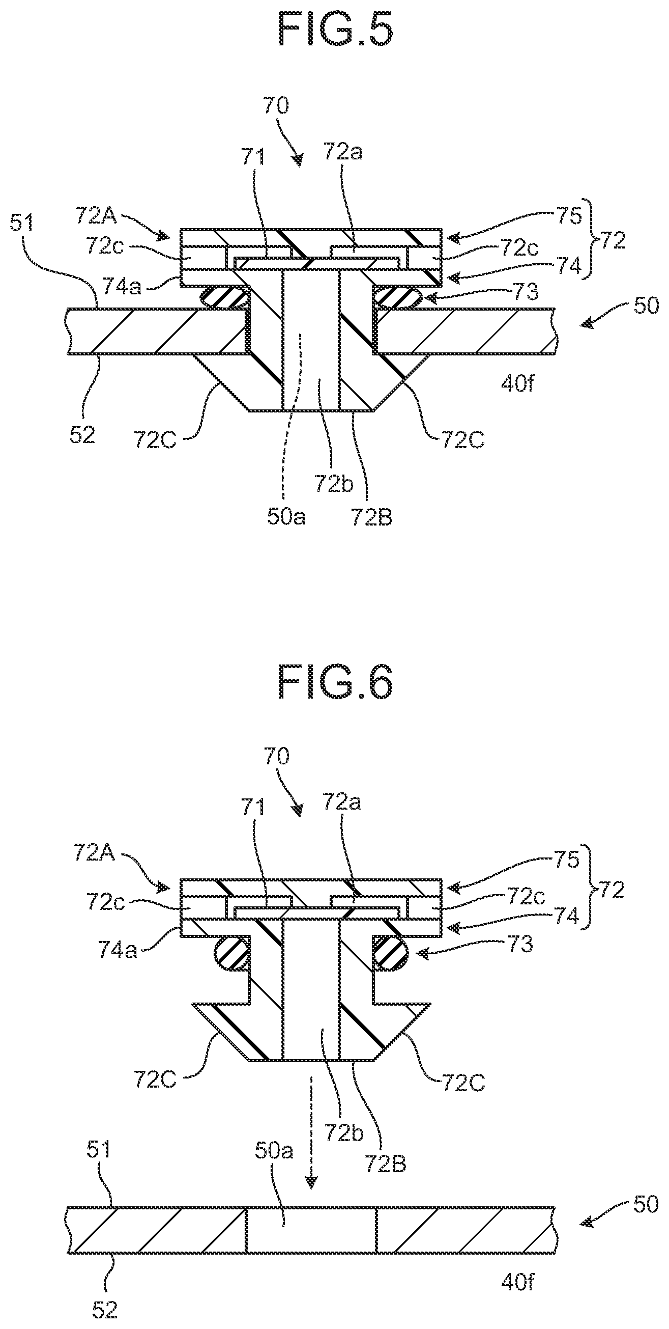 Patent US12107364 Figure 5 – Connector and connector-equipped electric wire