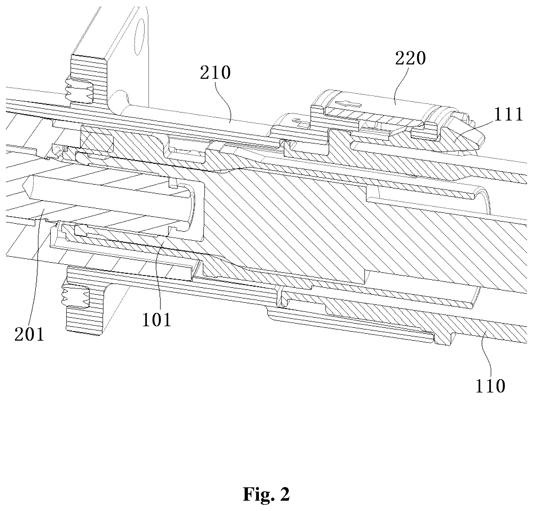 Patent US12107366 Figure 2 – Connector and connector assembly