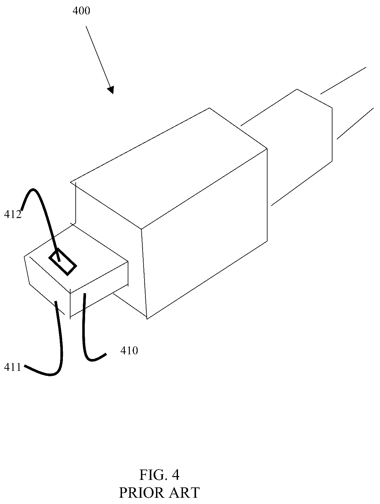Patent US12107367 Figure 4 – System and apparatuses for communication port cord retention