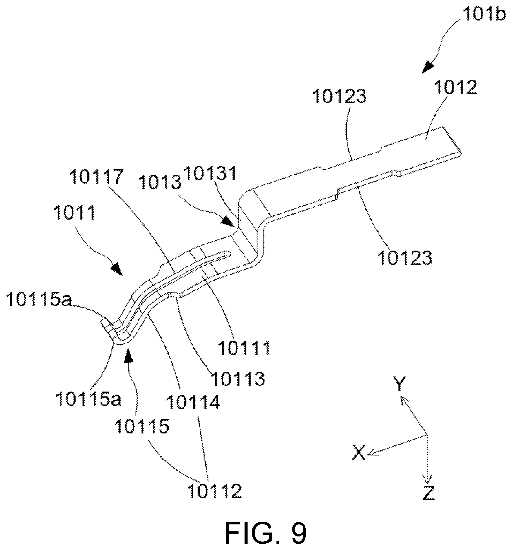 Patent US12107370 Figure 9 – Electrical connector with ground terminals and shielding ground terminals around signal terminals