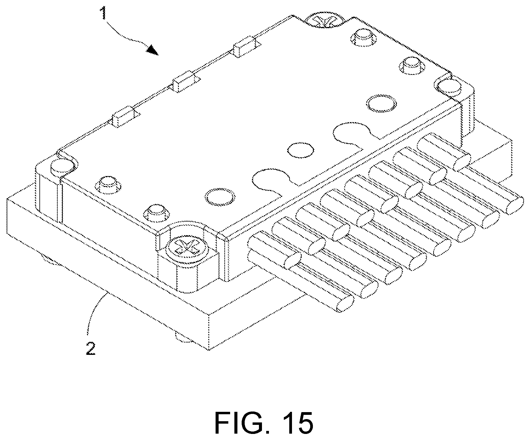 Patent US12107370 Figure 14 – Electrical connector with ground terminals and shielding ground terminals around signal terminals