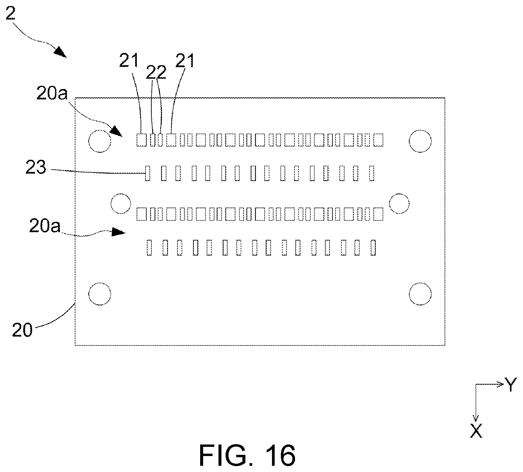 Patent US12107370 Figure 15 – Electrical connector with ground terminals and shielding ground terminals around signal terminals