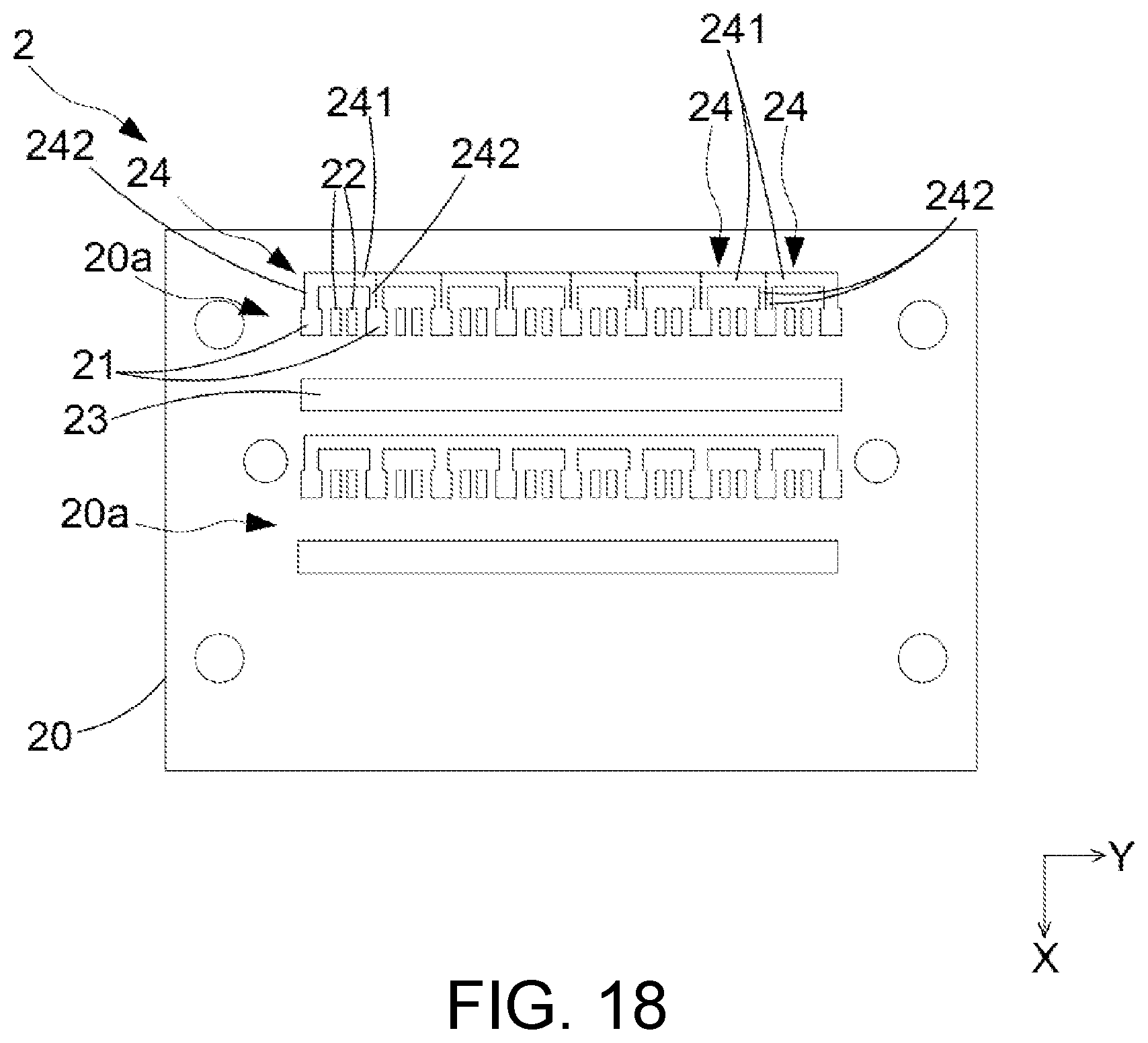 Patent US12107370 Figure 17 – Electrical connector with ground terminals and shielding ground terminals around signal terminals