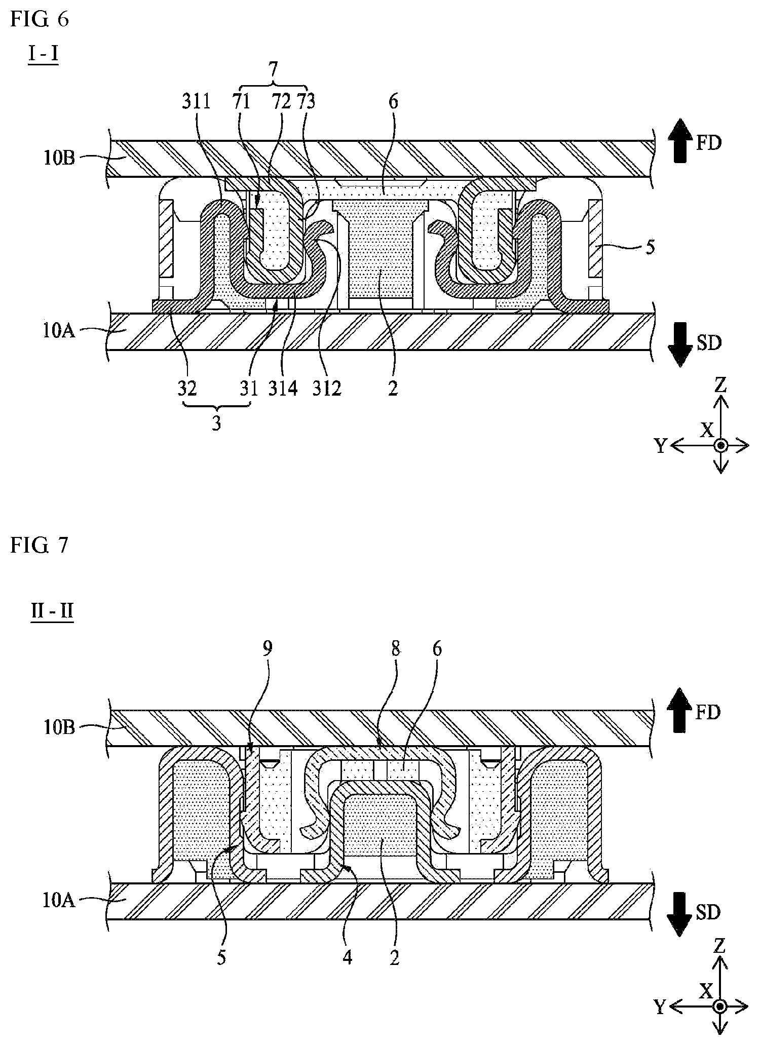 Patent US12107371 Figure 5 – Board connector