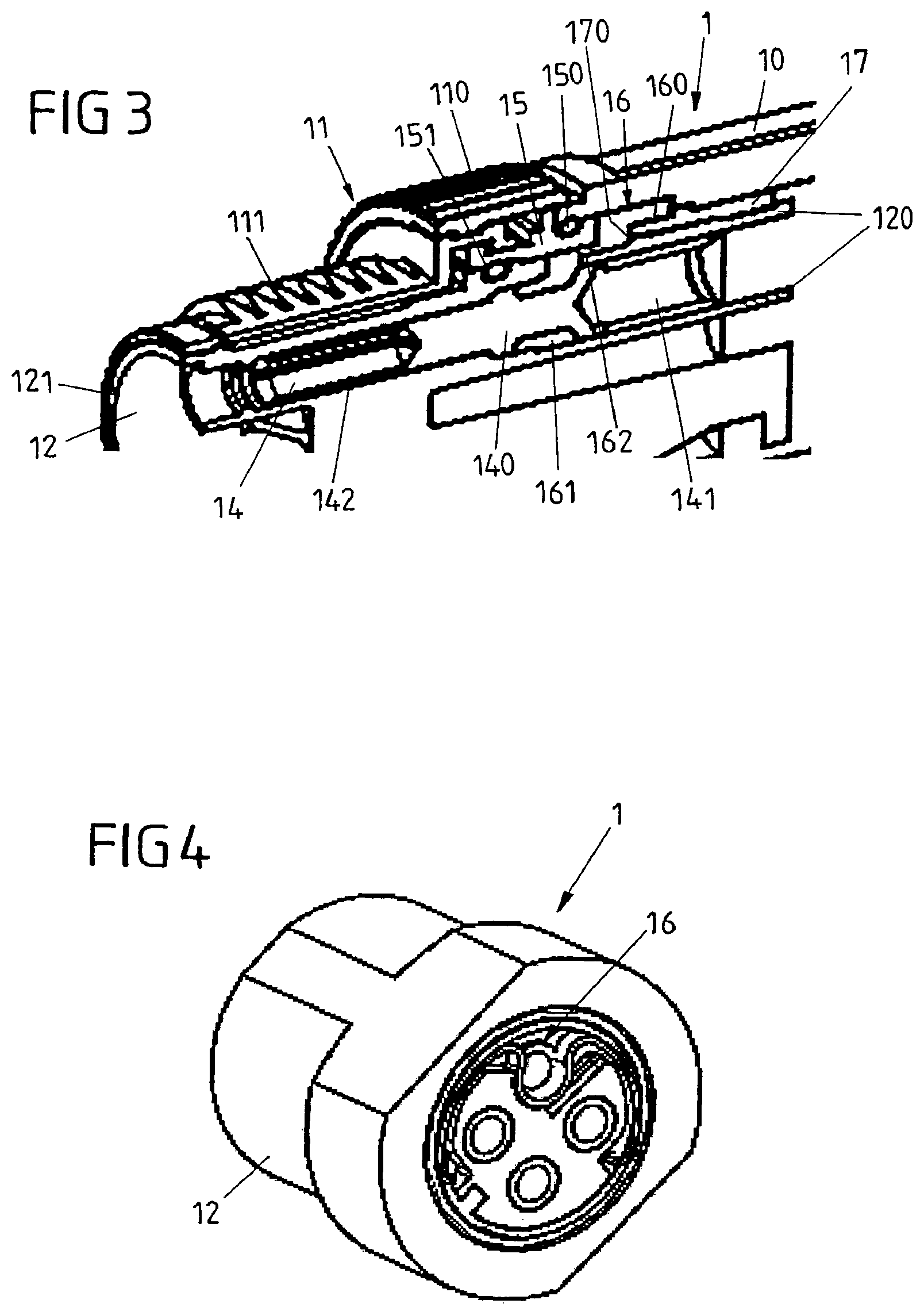 Patent US12107372 Figure 2 – Electrical connector having a contacting element designed as a cast part