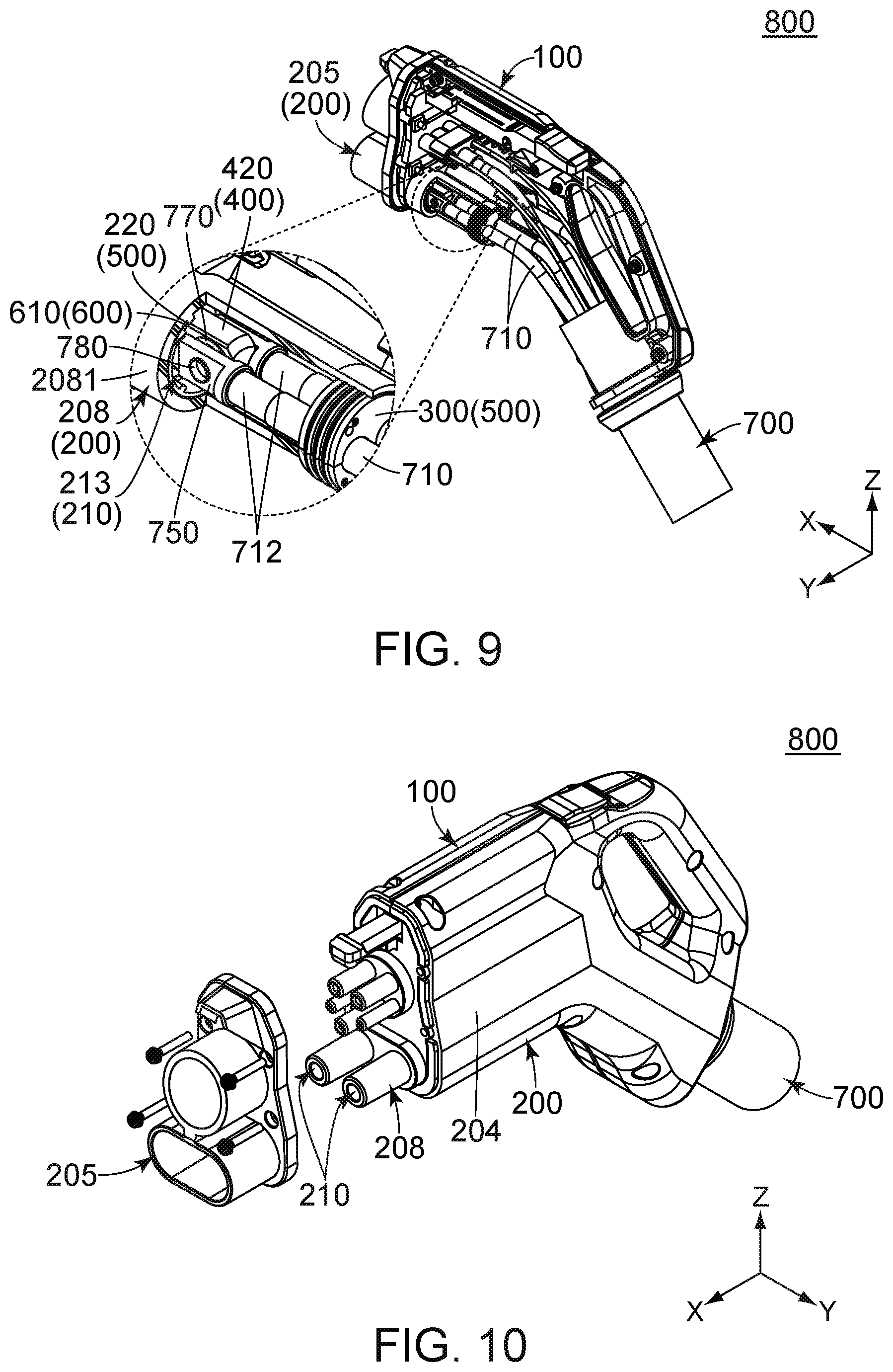 Patent US12107373 Figure 5 – Assembly including a cable and a connector with second coupling portion of each DC contact of connector coupled with first coupling portions of at least two DC wires of cable