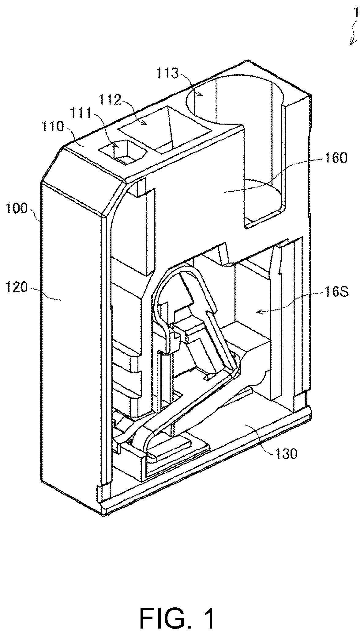 Patent US12107374 — Terminal block — Figure 1
