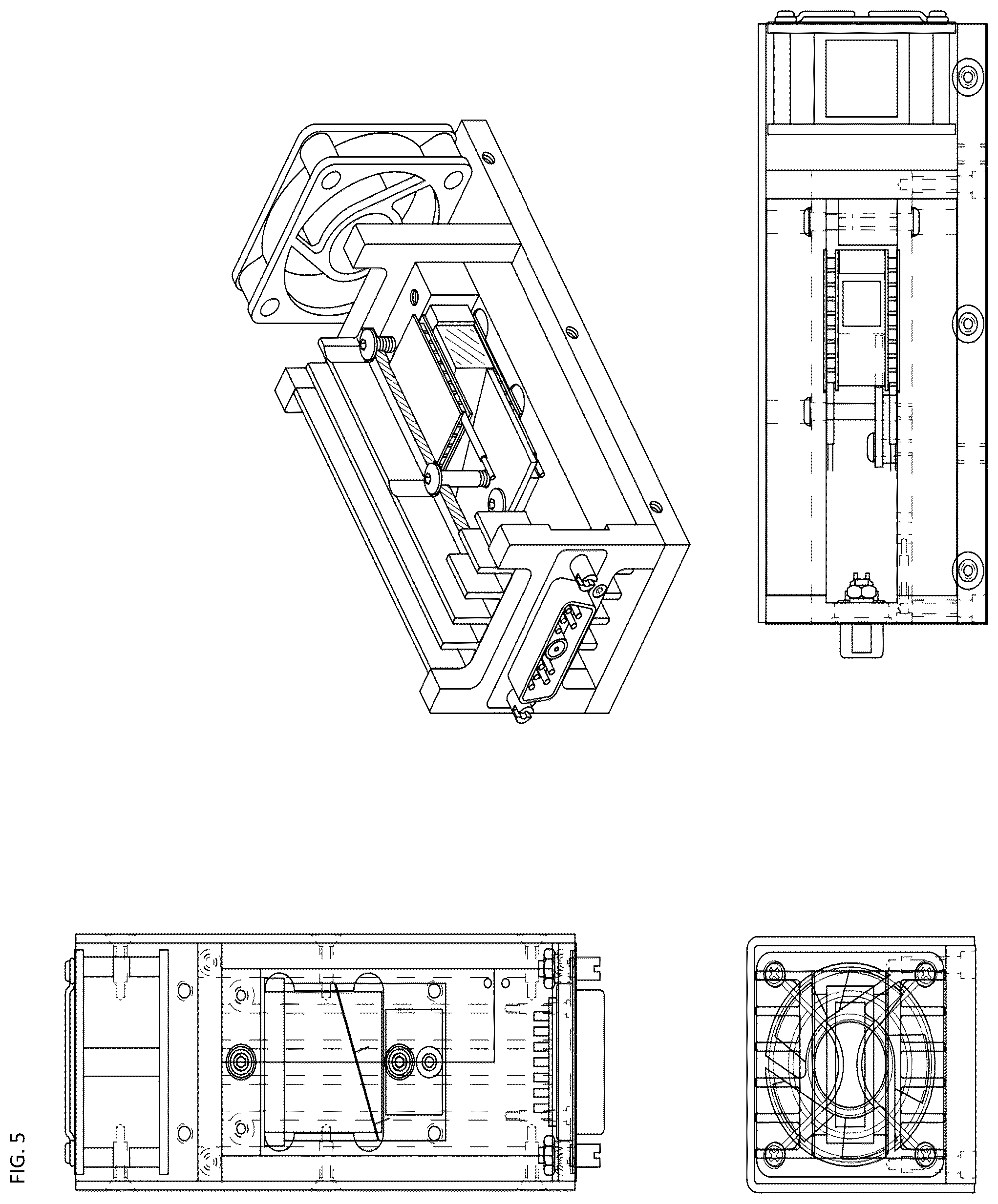 Patent US12107381 Figure 7 – Cooling system for laser field systems