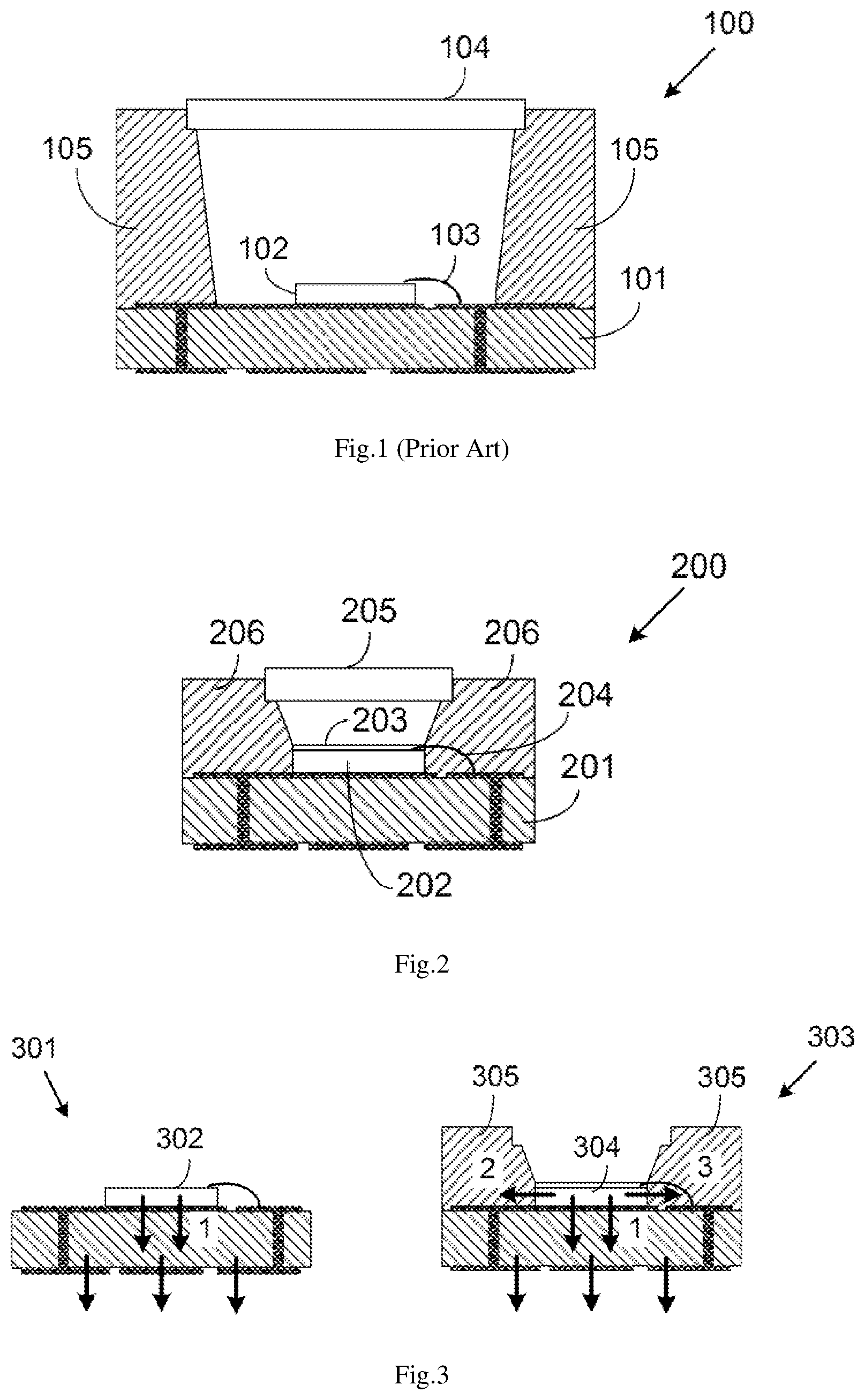 Patent US12107387 Figure 1 – Vertical cavity surface emitting laser (VCSEL) array package and manufacturing method