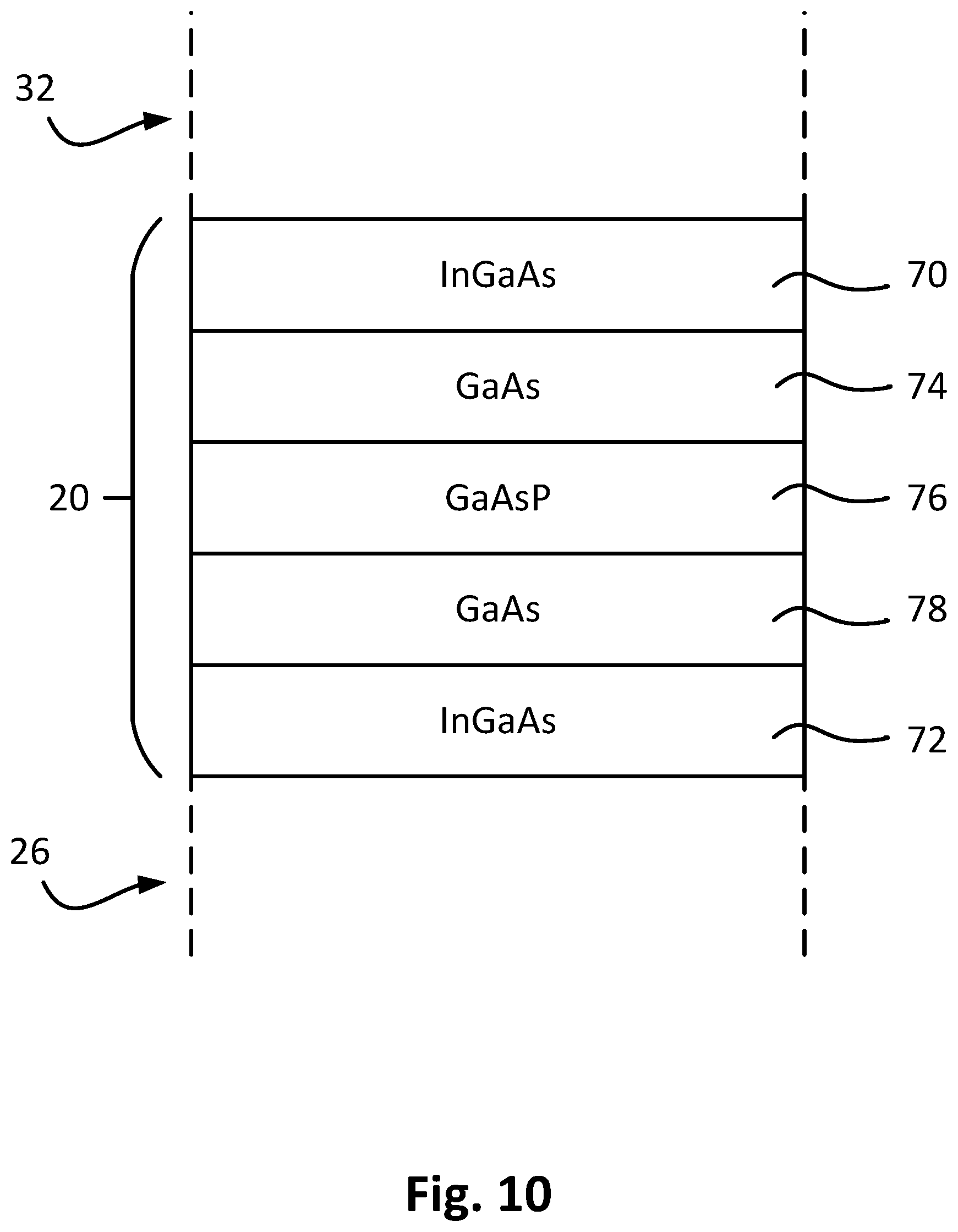 Patent US12107388 Figure 6 – Vertical cavity surface emitting laser with integrated photodiode