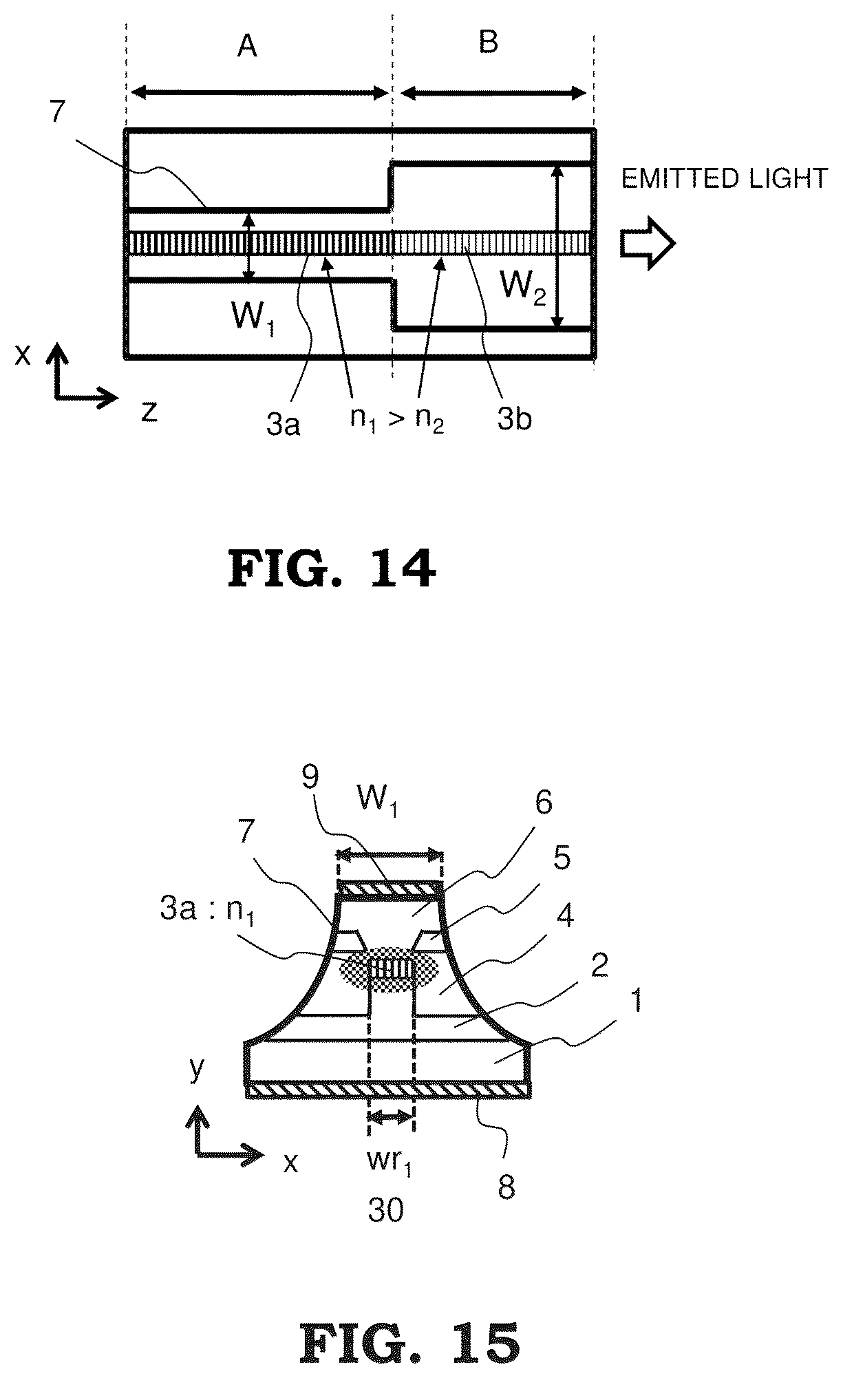 Patent US12107391 Figure 9 – Semiconductor optical element