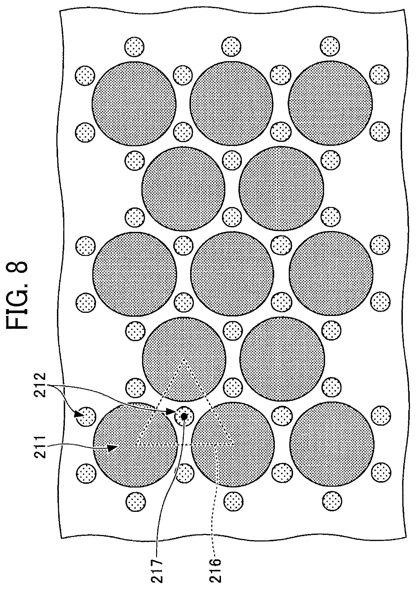 Patent US12107394 Figure 8 – Reflector, surface-emitting laser, light source, projection device, display device, light-emitting device