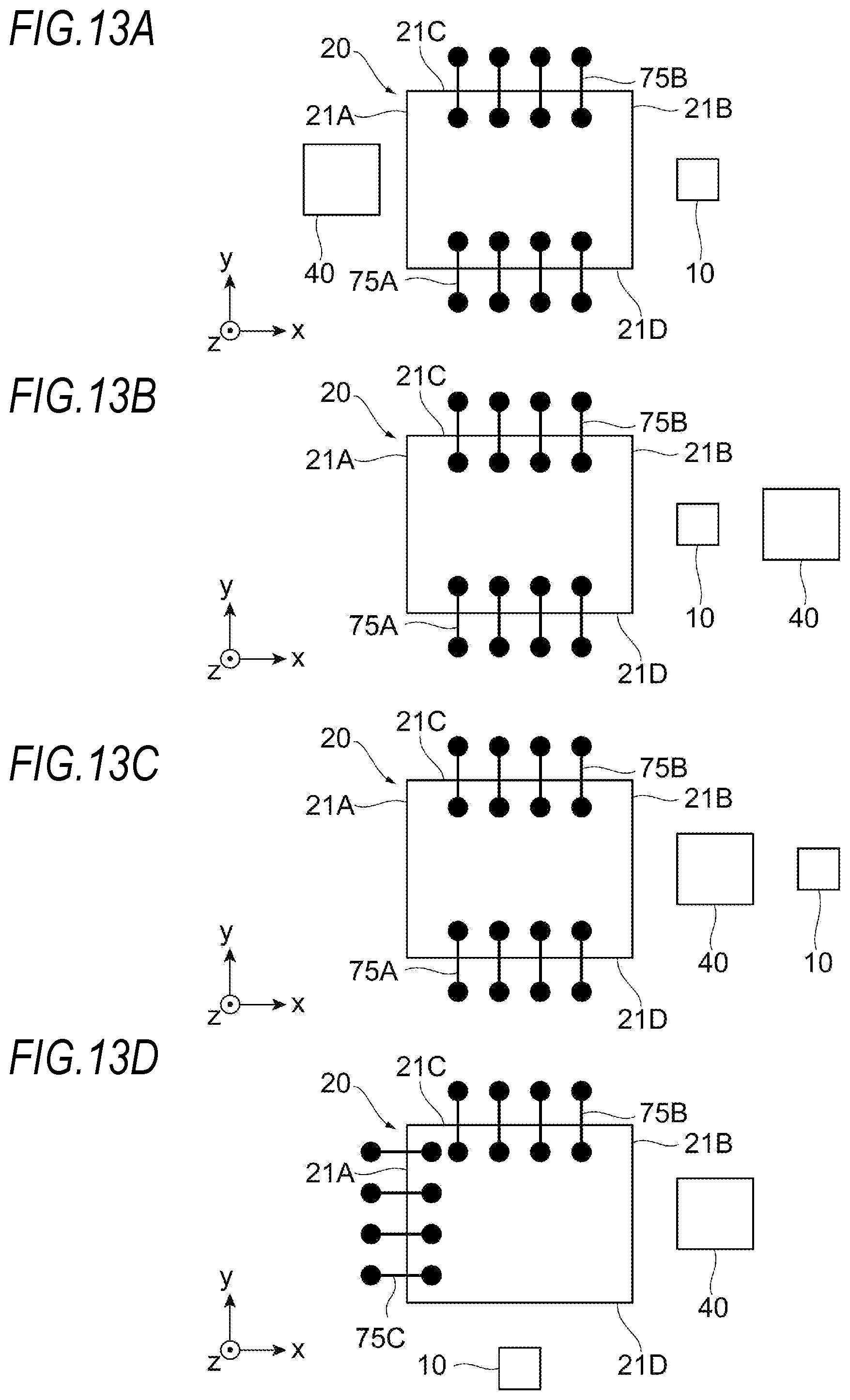 Patent US12107396 Figure 13 – Light-emitting device, optical device, and information processing device