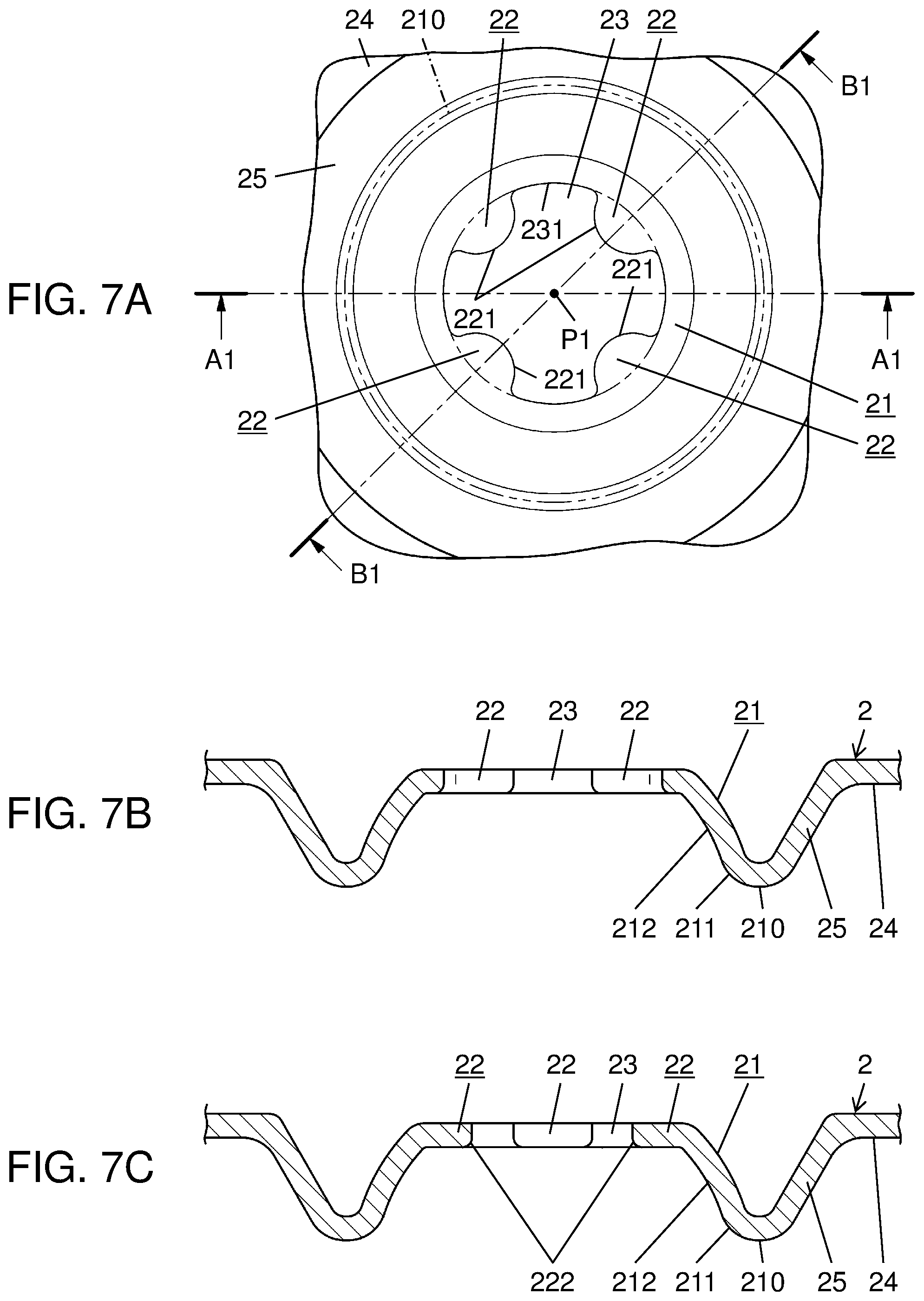 Patent US12107397 Figure 6 – Electric discharge device and electrode device