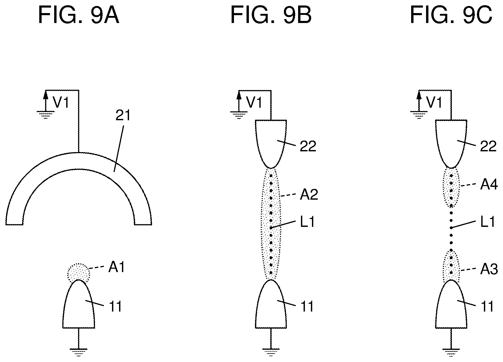Patent US12107397 Figure 8 – Electric discharge device and electrode device